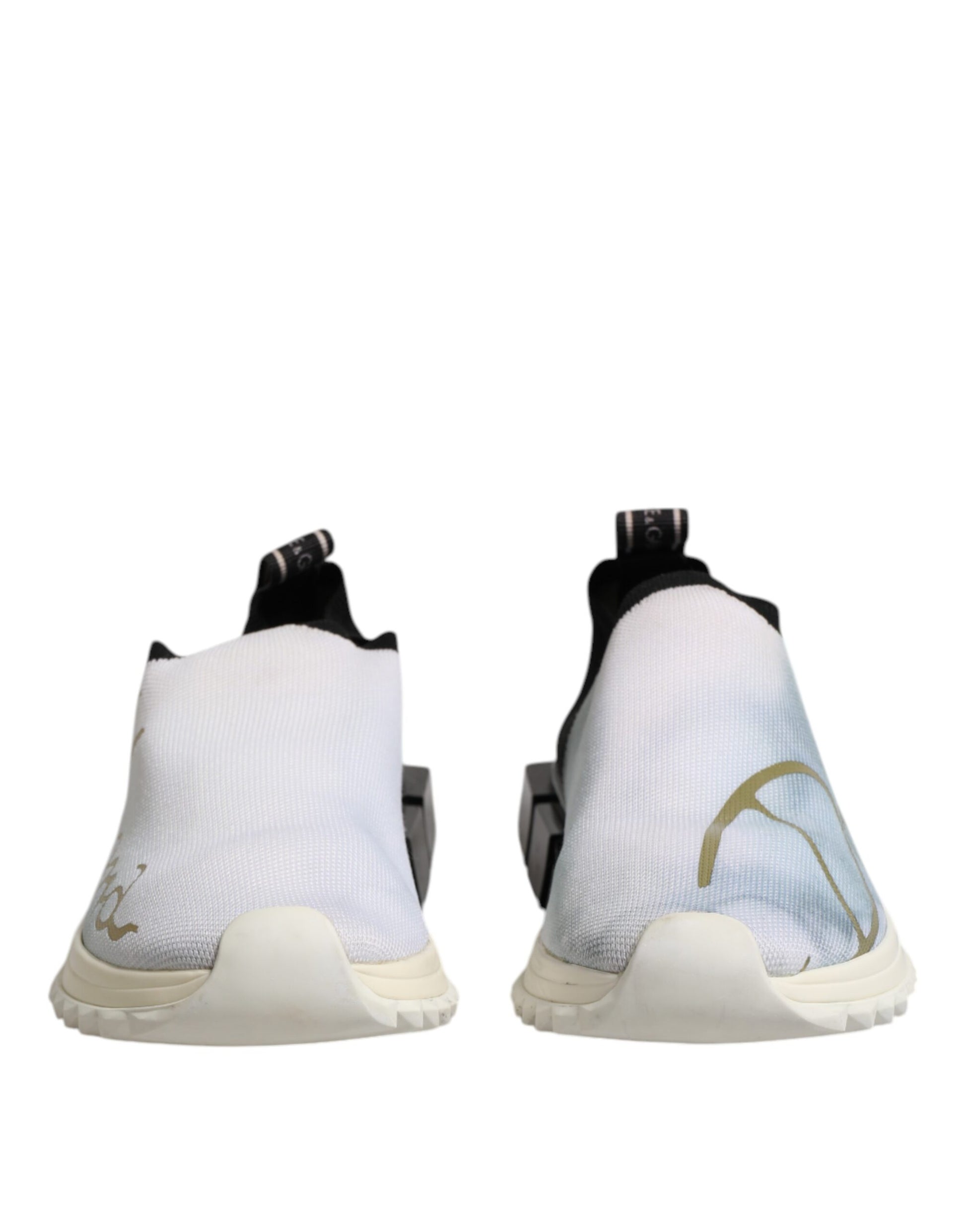 Chaussures Sneakers Basses Sorrento Blanches Noires Dolce & Gabbana