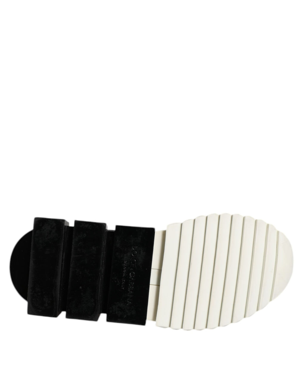 Chaussures Sneakers Basses Sorrento Blanches Noires Dolce & Gabbana