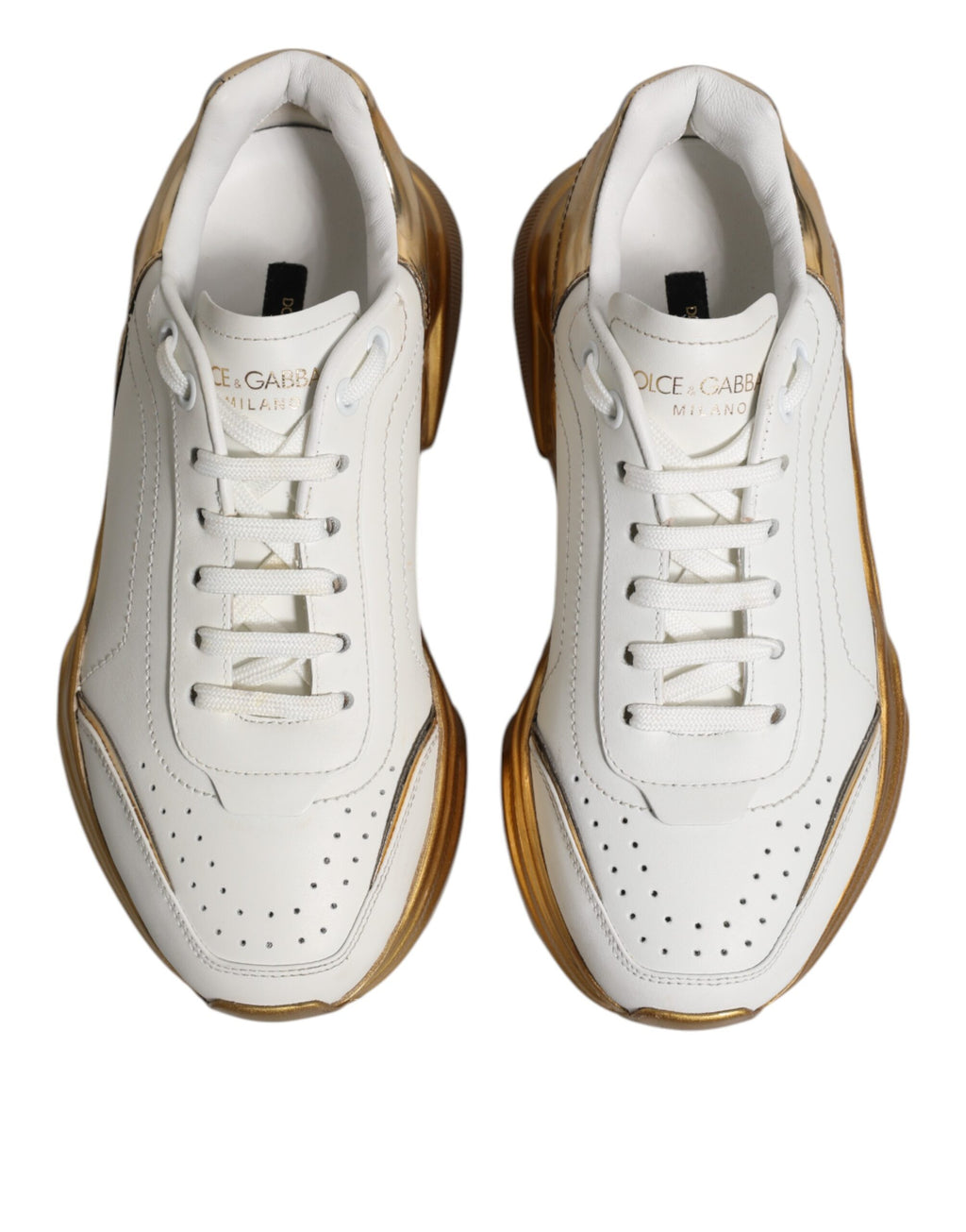 Dolce & Gabbana White Low Top Sneakers for Women detail view