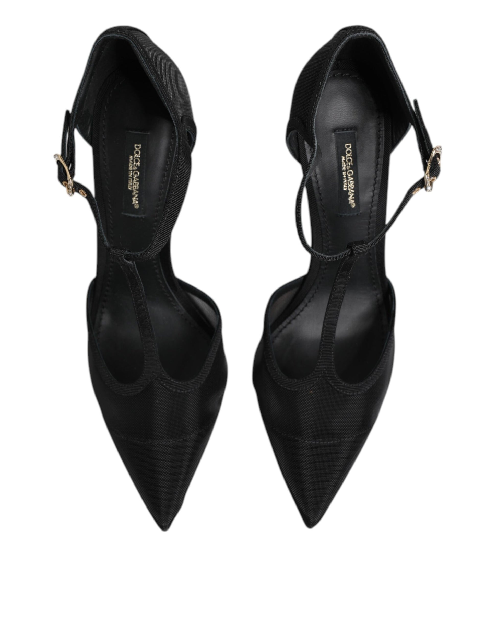 Dolce & Gabbana Black Stiletto Heels for Women detail view