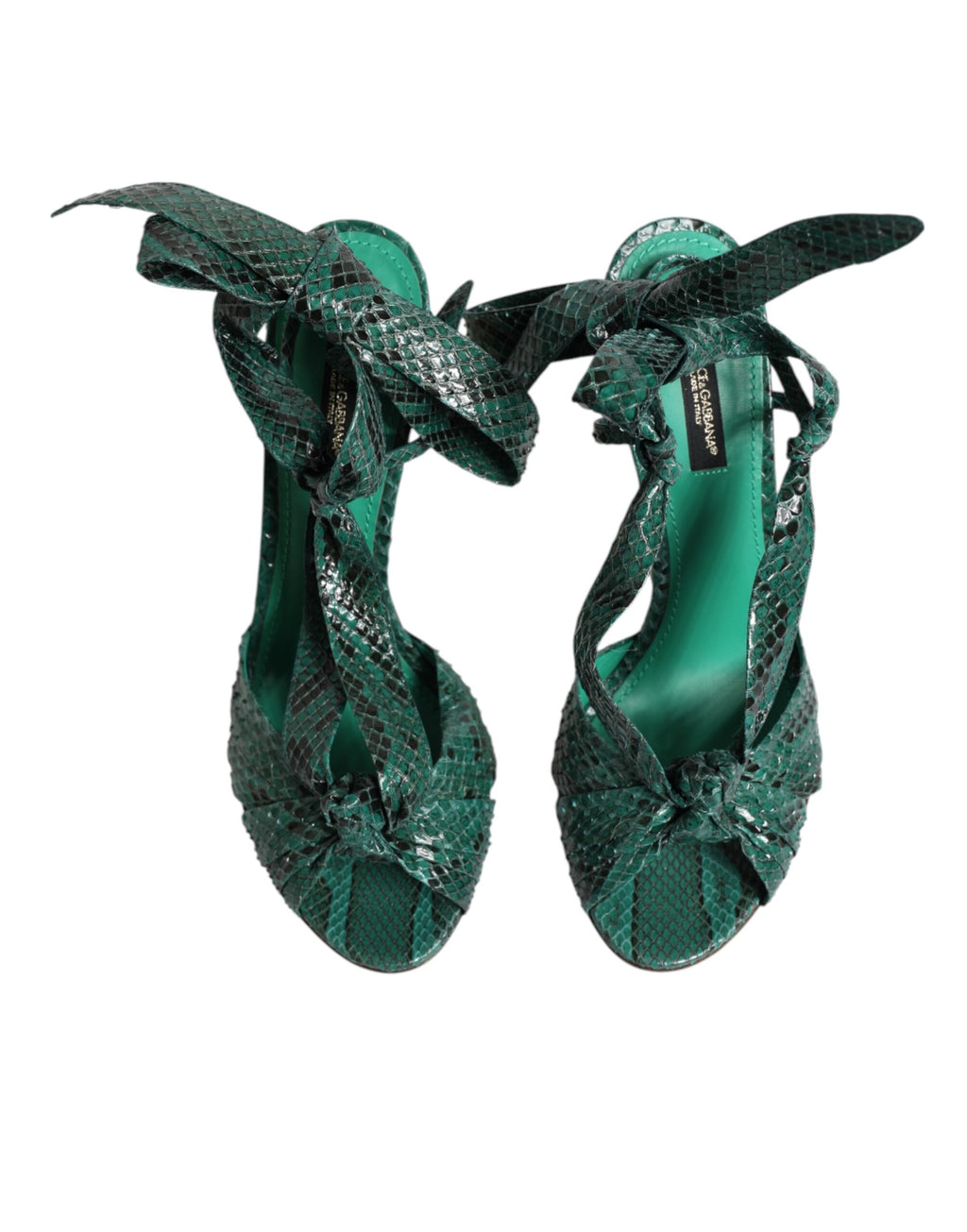 Dolce & Gabbana Green Strap Ons for Women detail view
