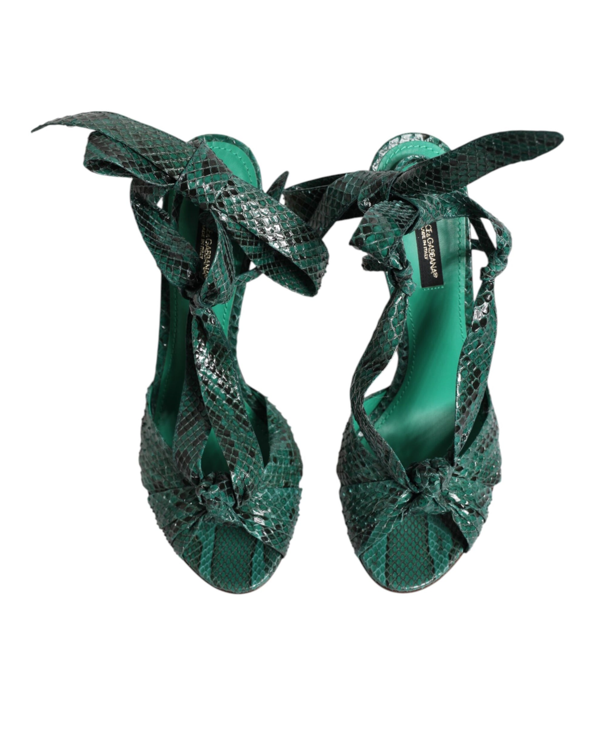 Dolce & Gabbana Green Strap Ons for Women detail view