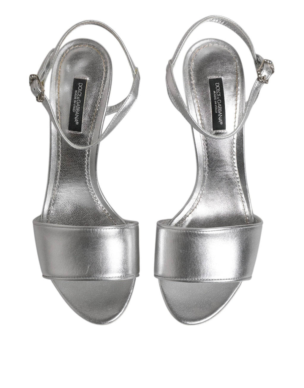 Dolce & Gabbana Silver Strap Ons for Women detail view