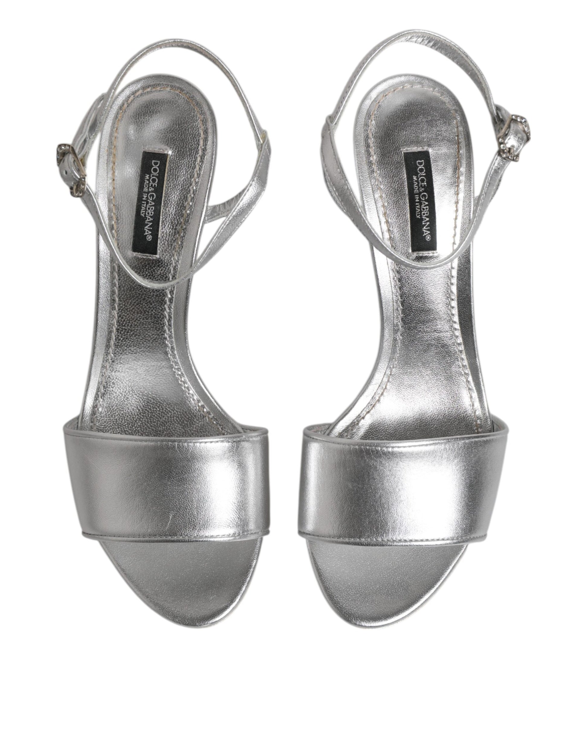 Dolce & Gabbana Silver Strap Ons for Women detail view