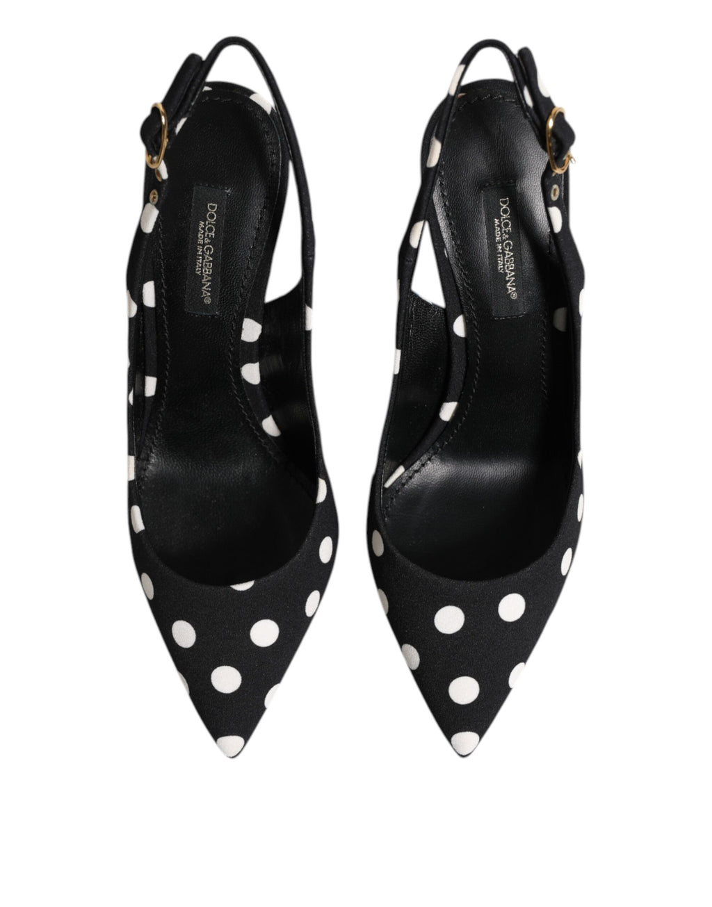 Dolce & Gabbana Black Stiletto Heels for Women detail view