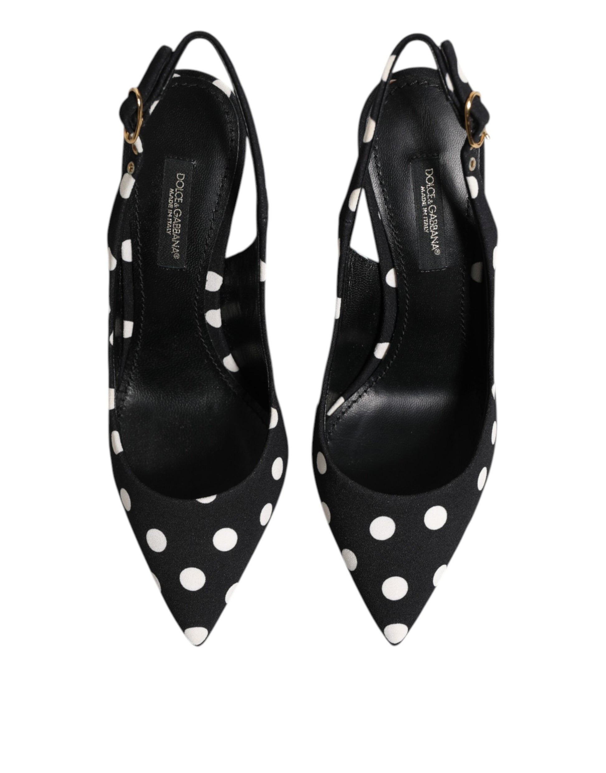 Dolce & Gabbana Black Stiletto Heels for Women detail view