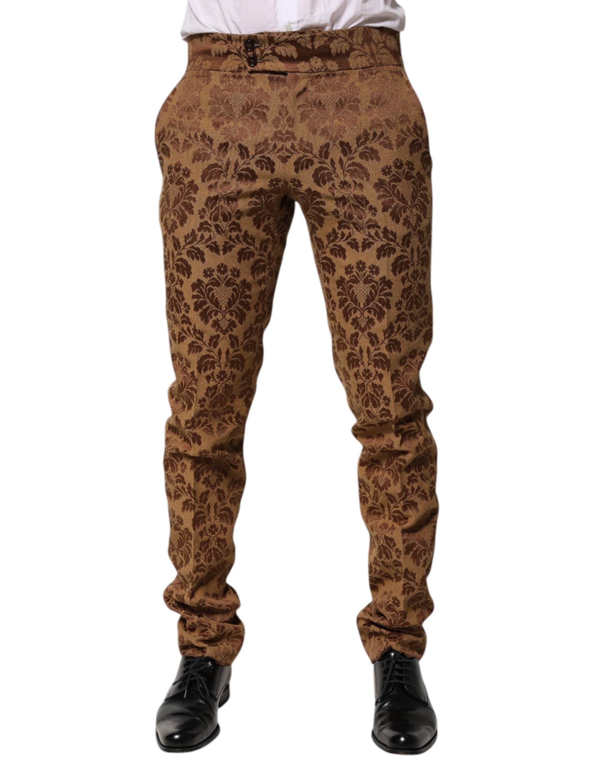 Dolce & Gabbana Brown Skinny Pants for Men alternate view