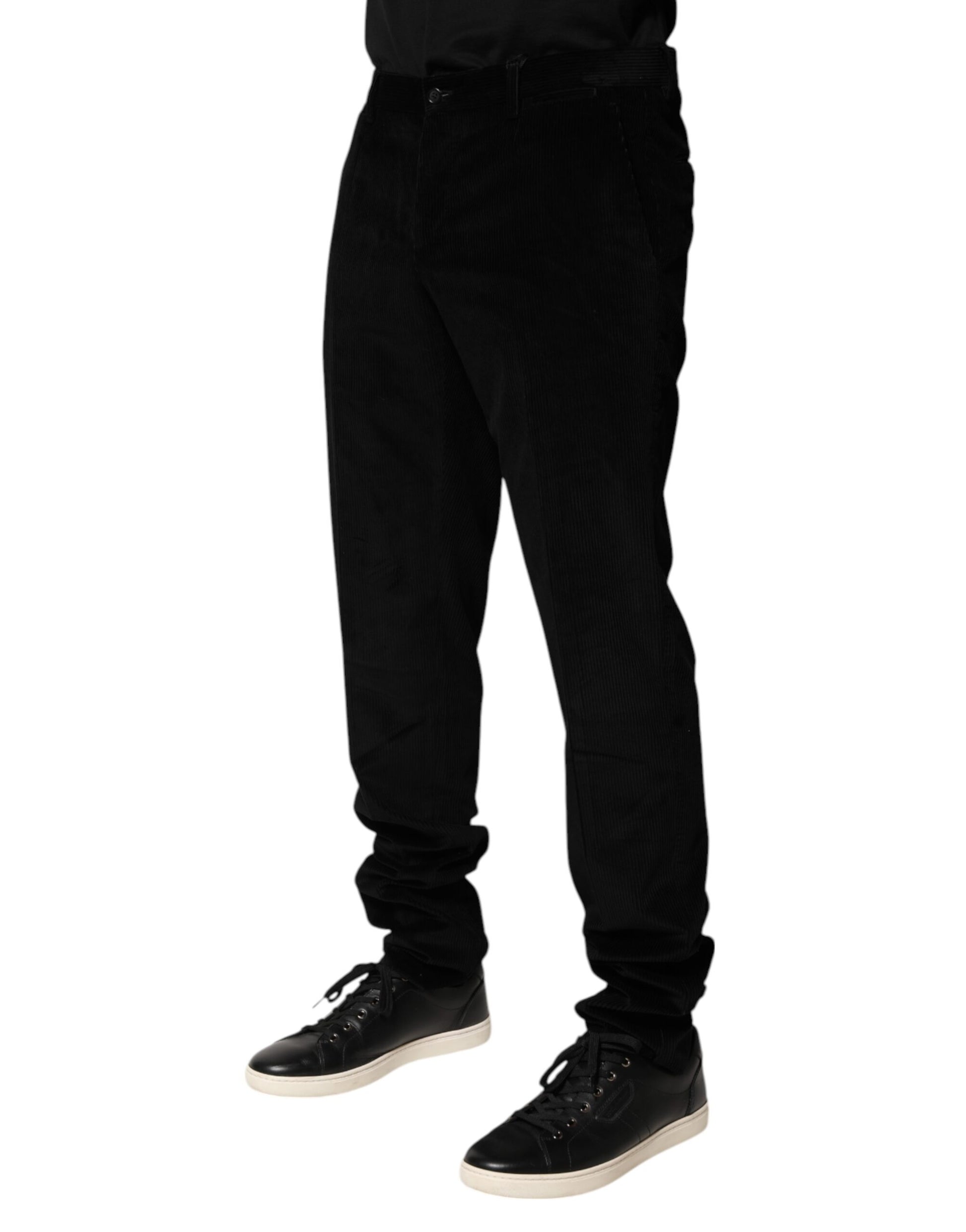 Dolce & Gabbana Black Dress Pants for Men detail view