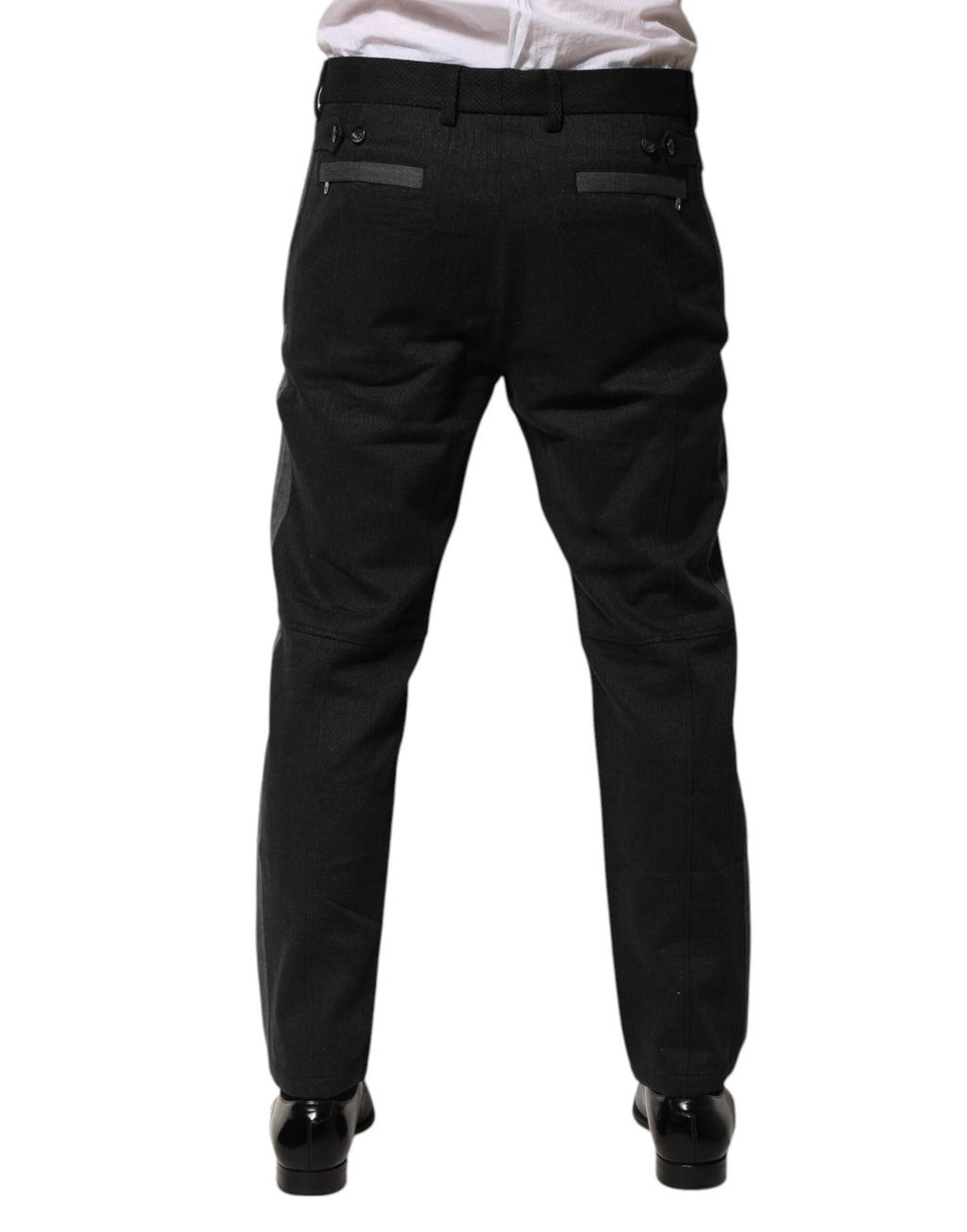 Dolce & Gabbana Grey Dress Pants for Men side view
