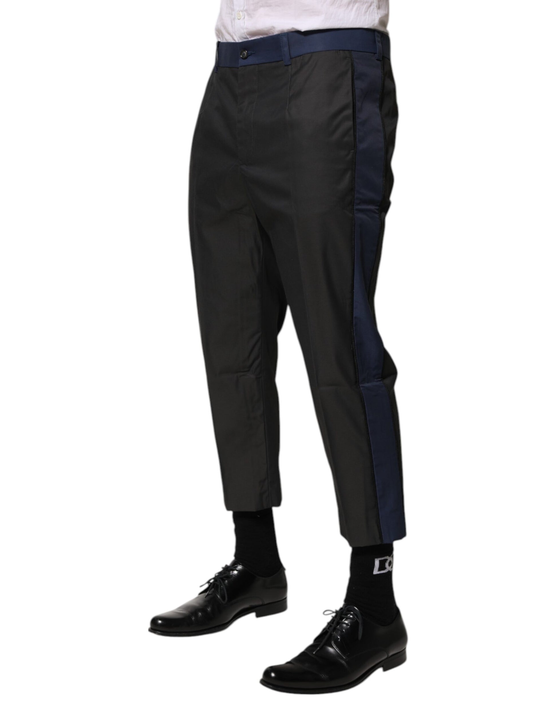 Dolce & Gabbana Grey Chino Pants for Men detail view