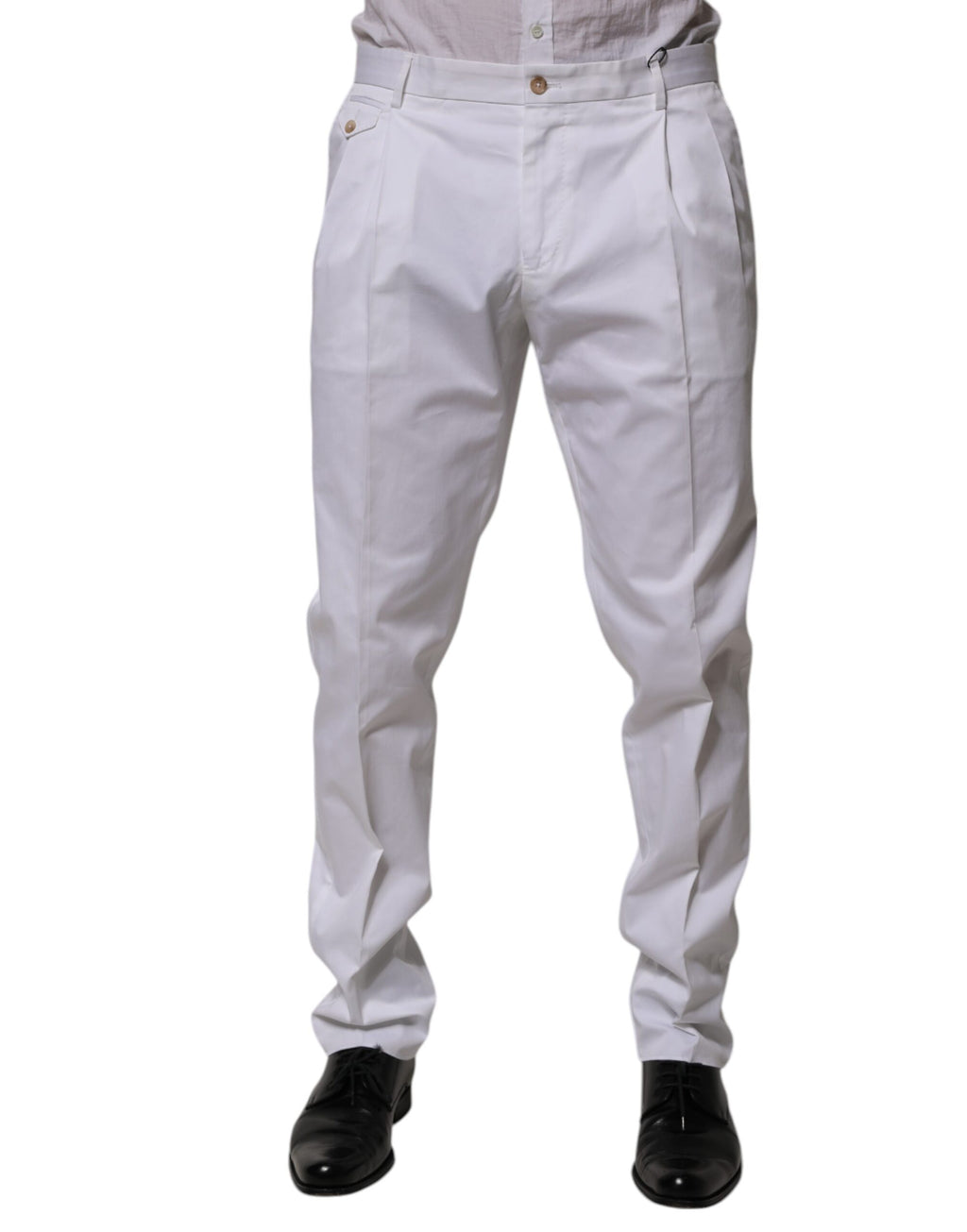 Dolce & Gabbana White Dress Pants for Men