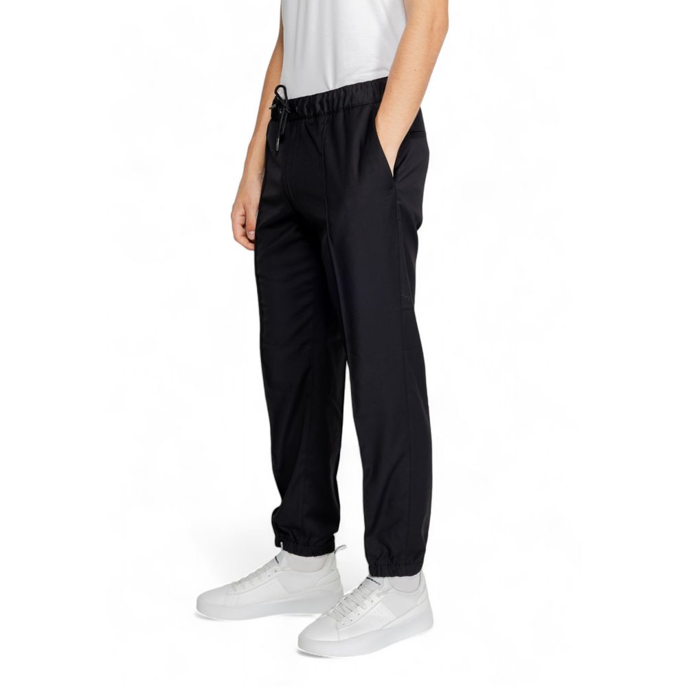 Armani Exchange Black Casual Pants for Men side view