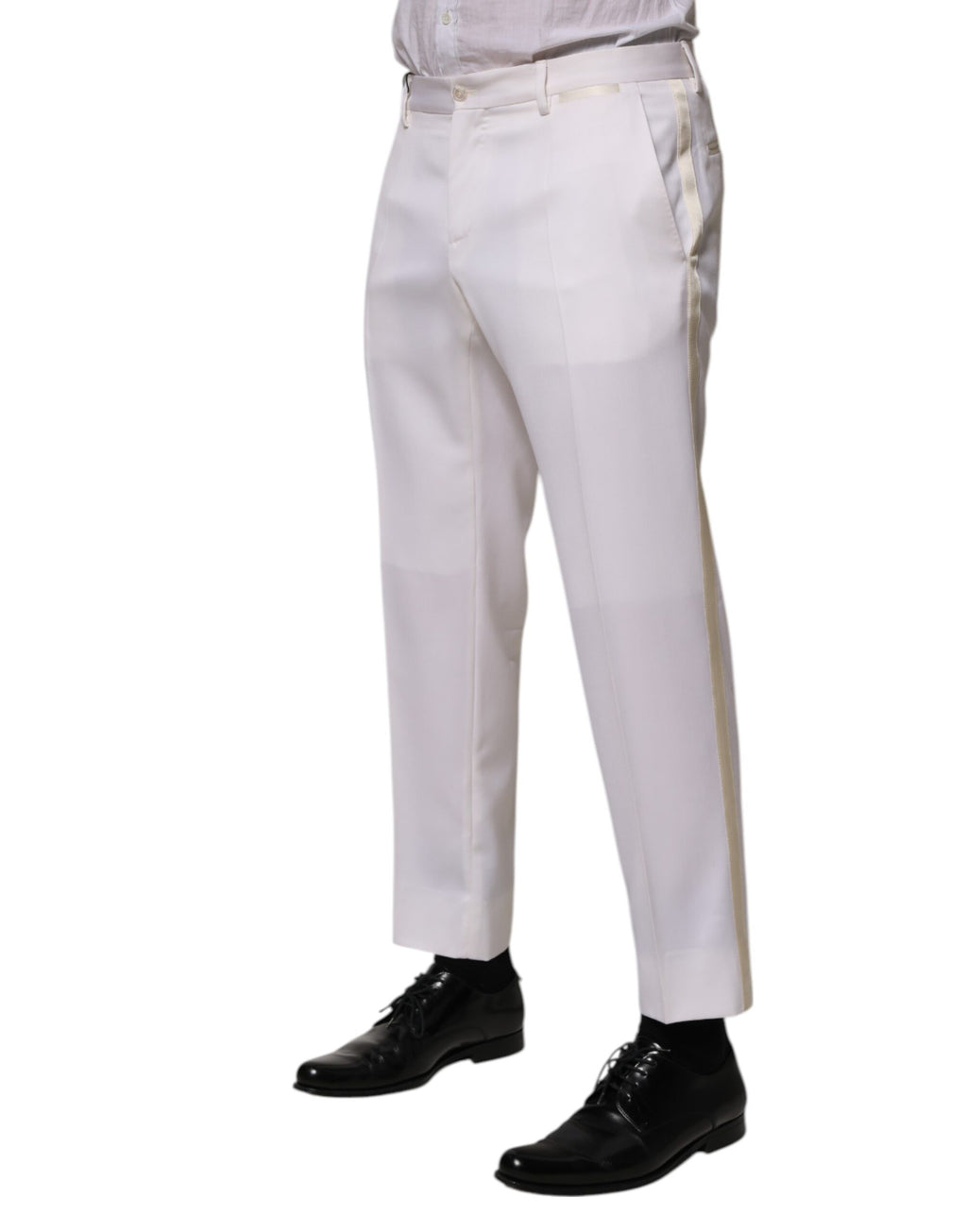 Dolce & Gabbana White Dress Pants for Men detail view