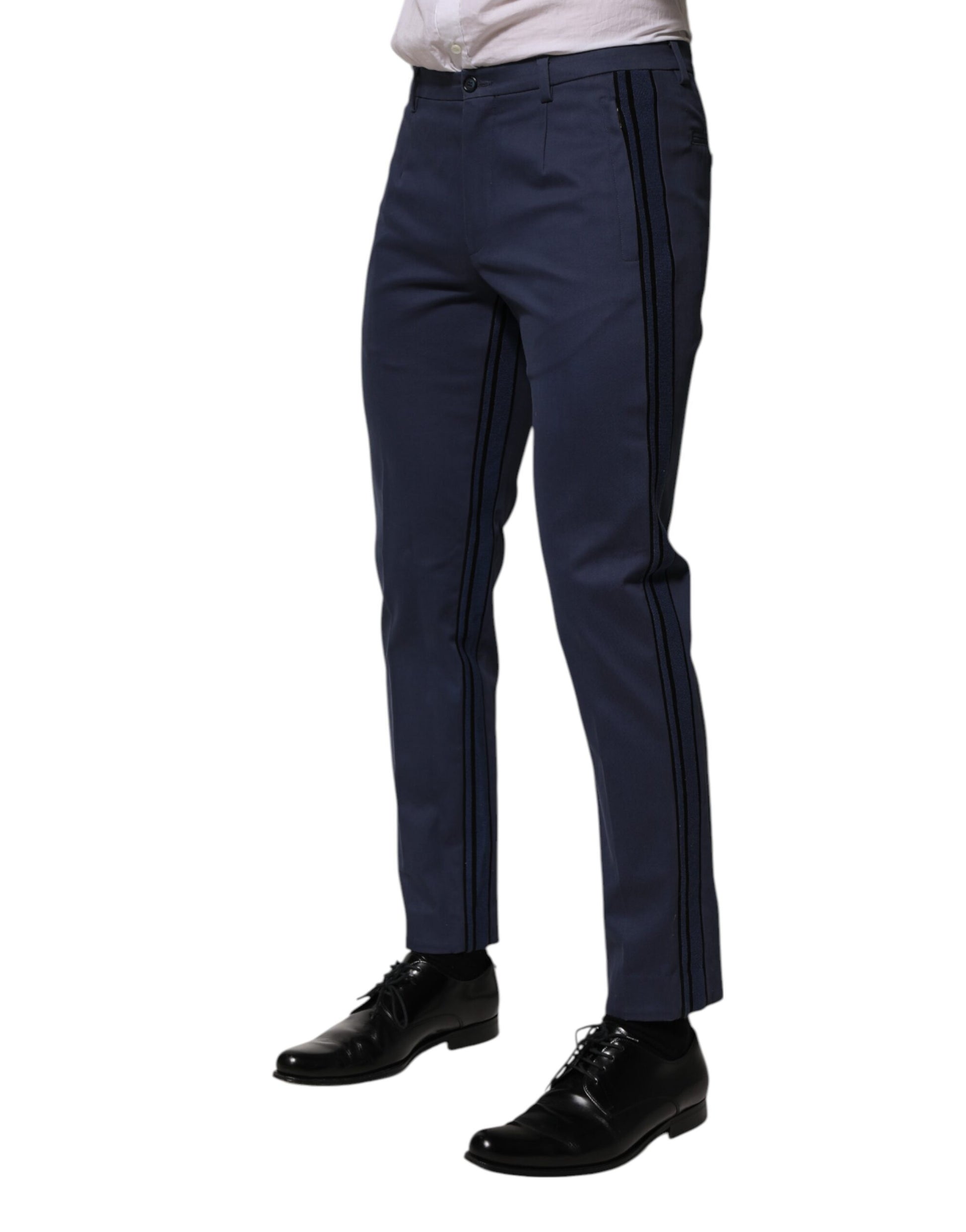Dolce & Gabbana Blue Dress Pants for Men detail view