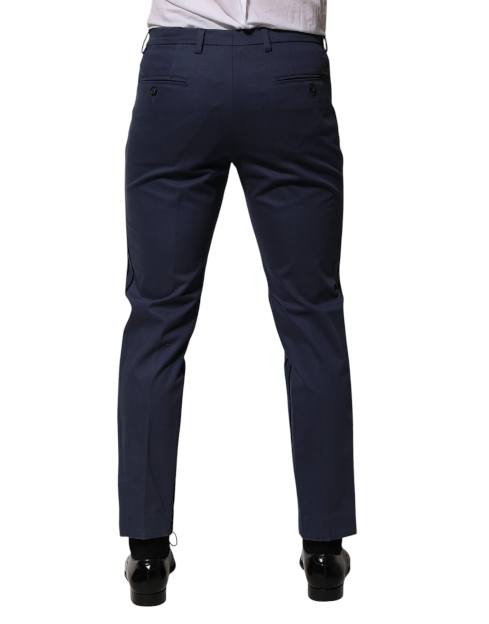 Dolce & Gabbana Blue Dress Pants for Men side view