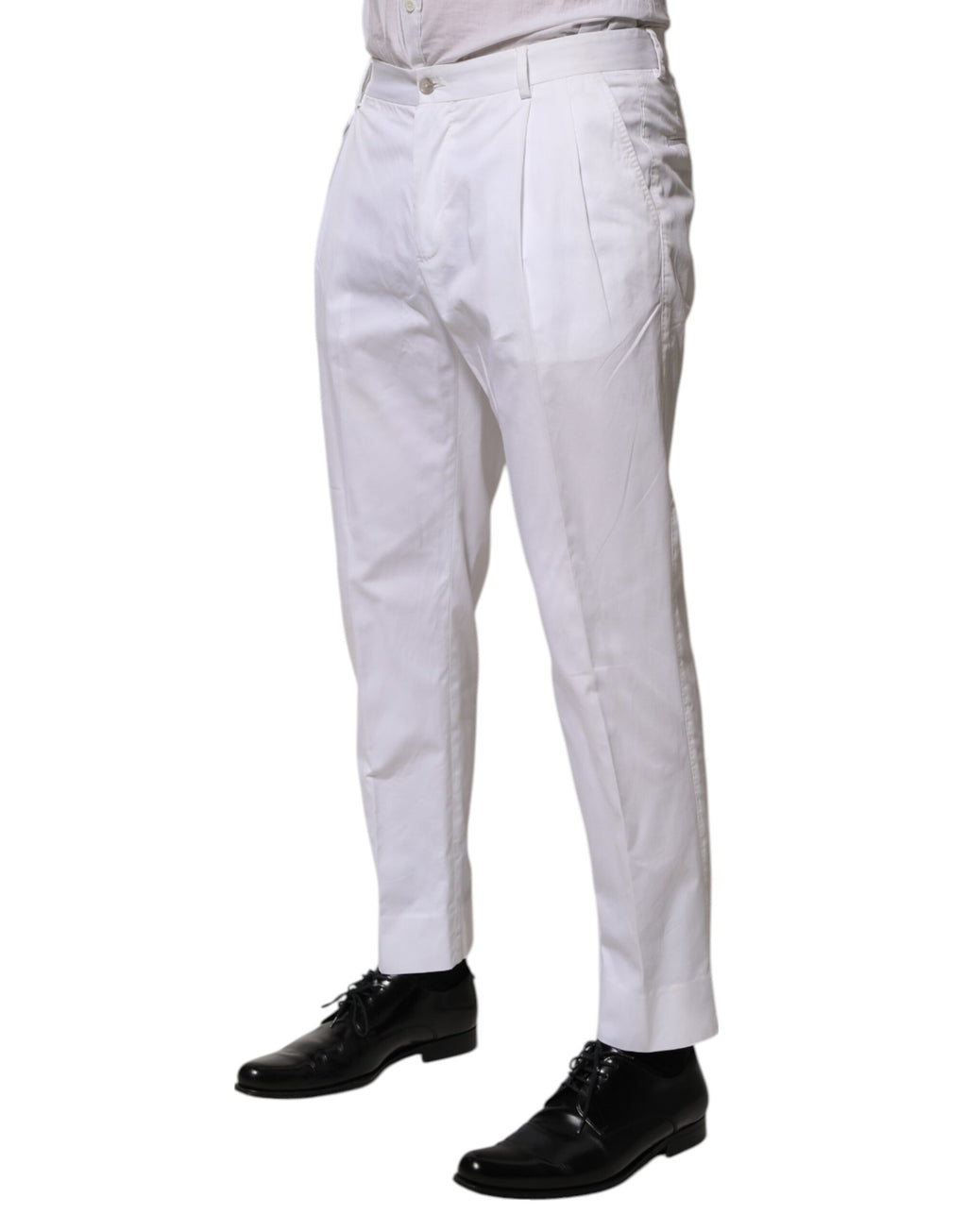 Dolce & Gabbana White Dress Pants for Men detail view