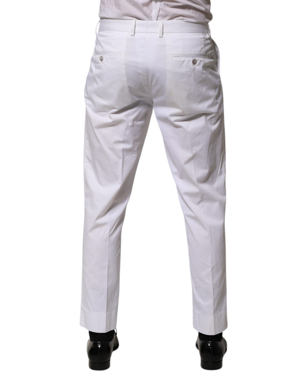 Dolce & Gabbana White Dress Pants for Men side view
