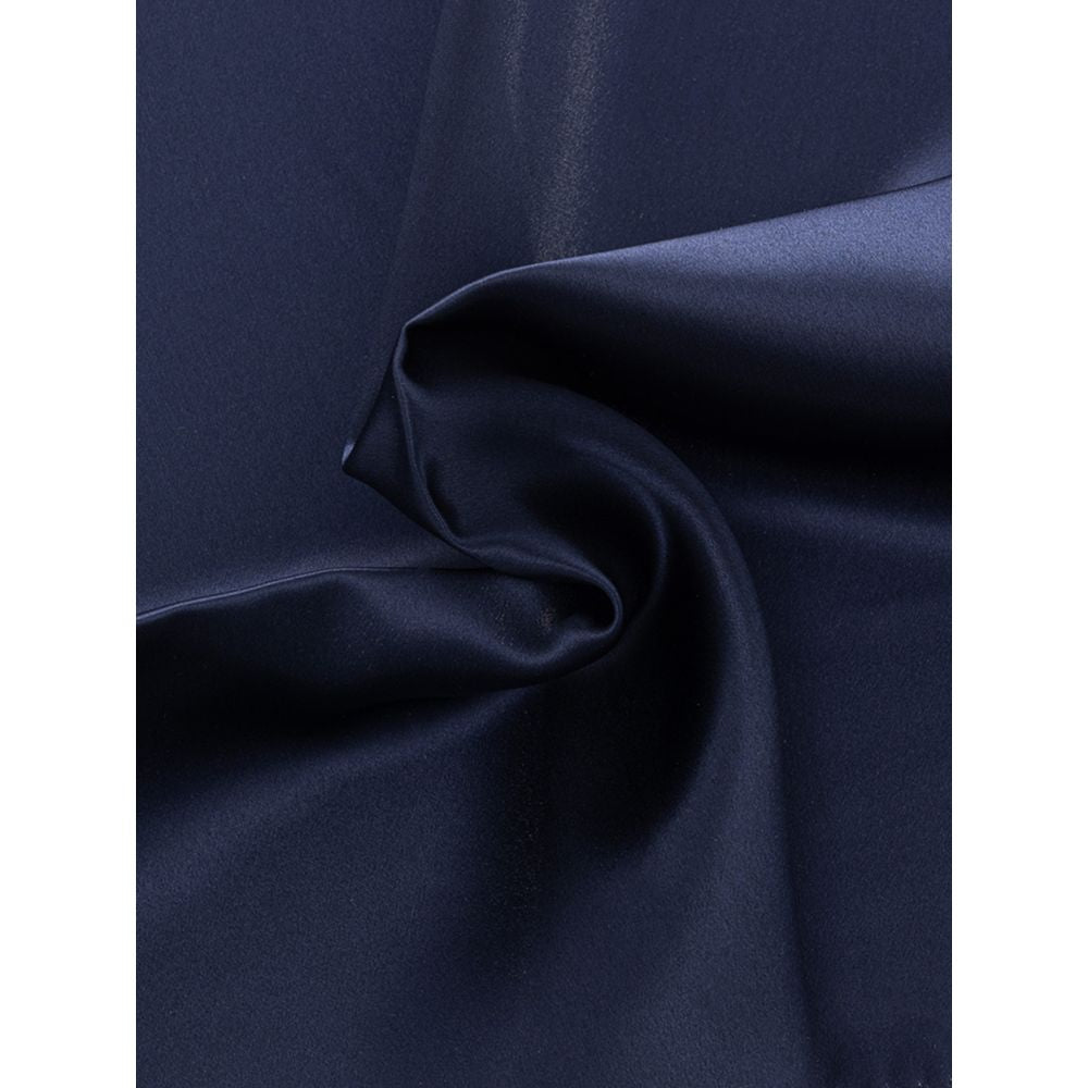 Pochette de costume Dolce & Gabbana en soie bleue