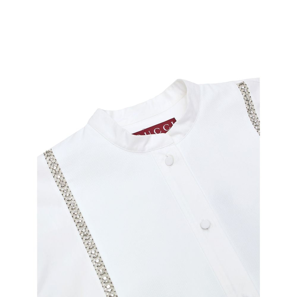 Gucci White Blouse for Women side view