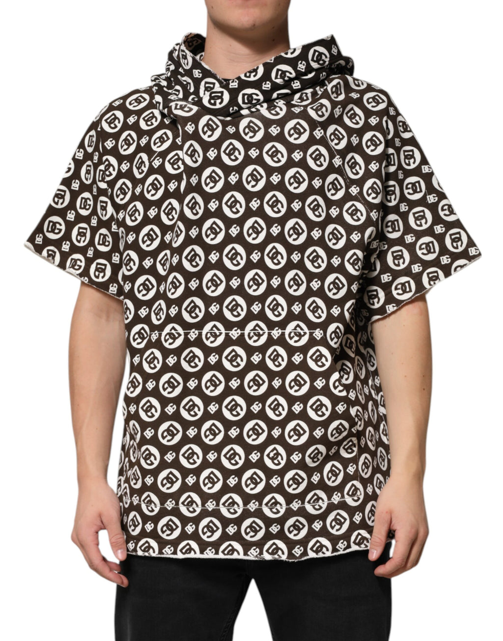 Dolce & Gabbana Brown Hoodie for Men alternate view