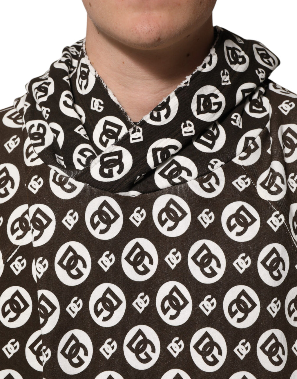 Dolce & Gabbana Brown Hoodie for Men additional view
