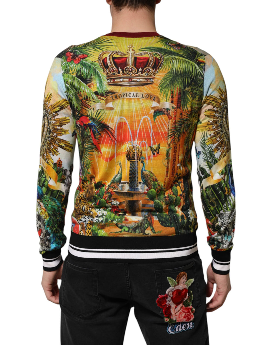 Dolce & Gabbana Multicolor Sweatshirt for Men detail view