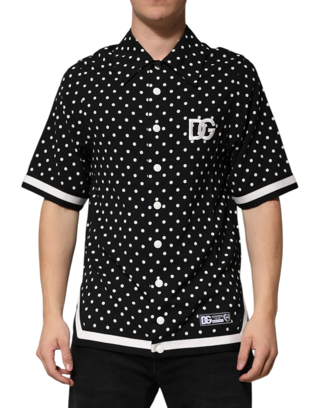 Dolce & Gabbana Black Polo Shirt for Men alternate view