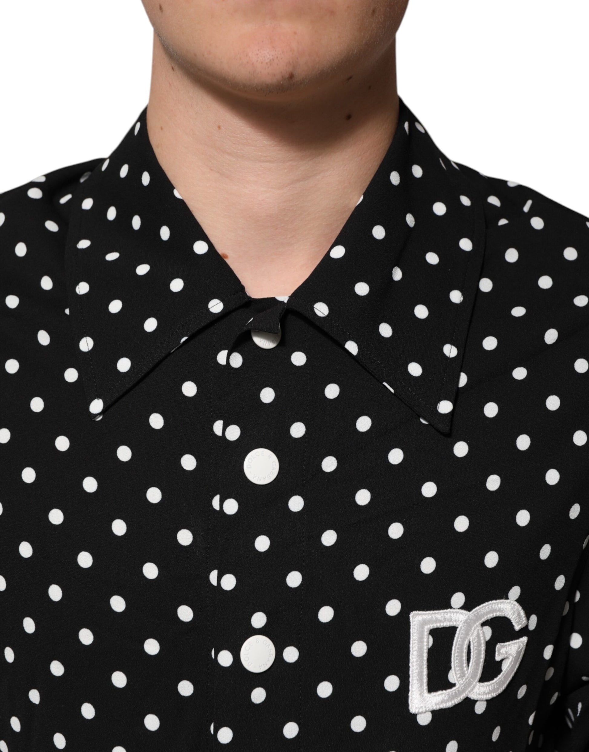 Dolce & Gabbana Black Polo Shirt for Men additional view