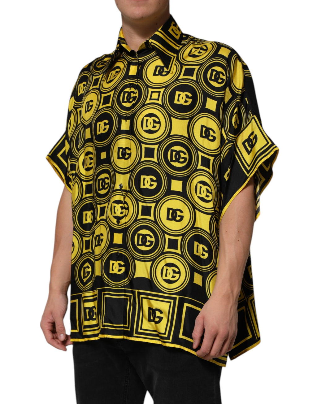 Dolce & Gabbana Yellow T-Shirt for Men detail view