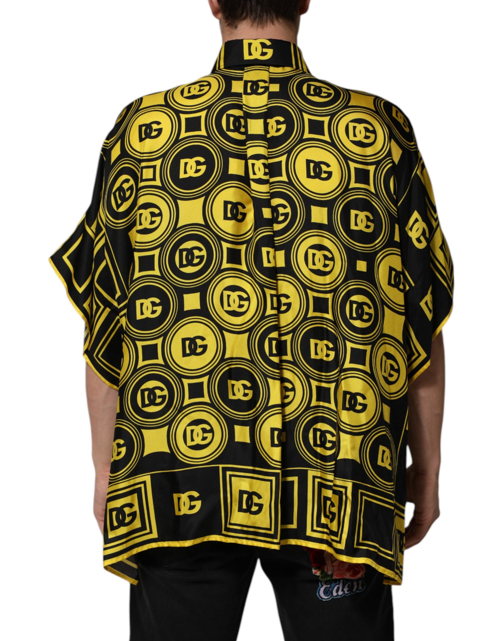Dolce & Gabbana Yellow T-Shirt for Men side view