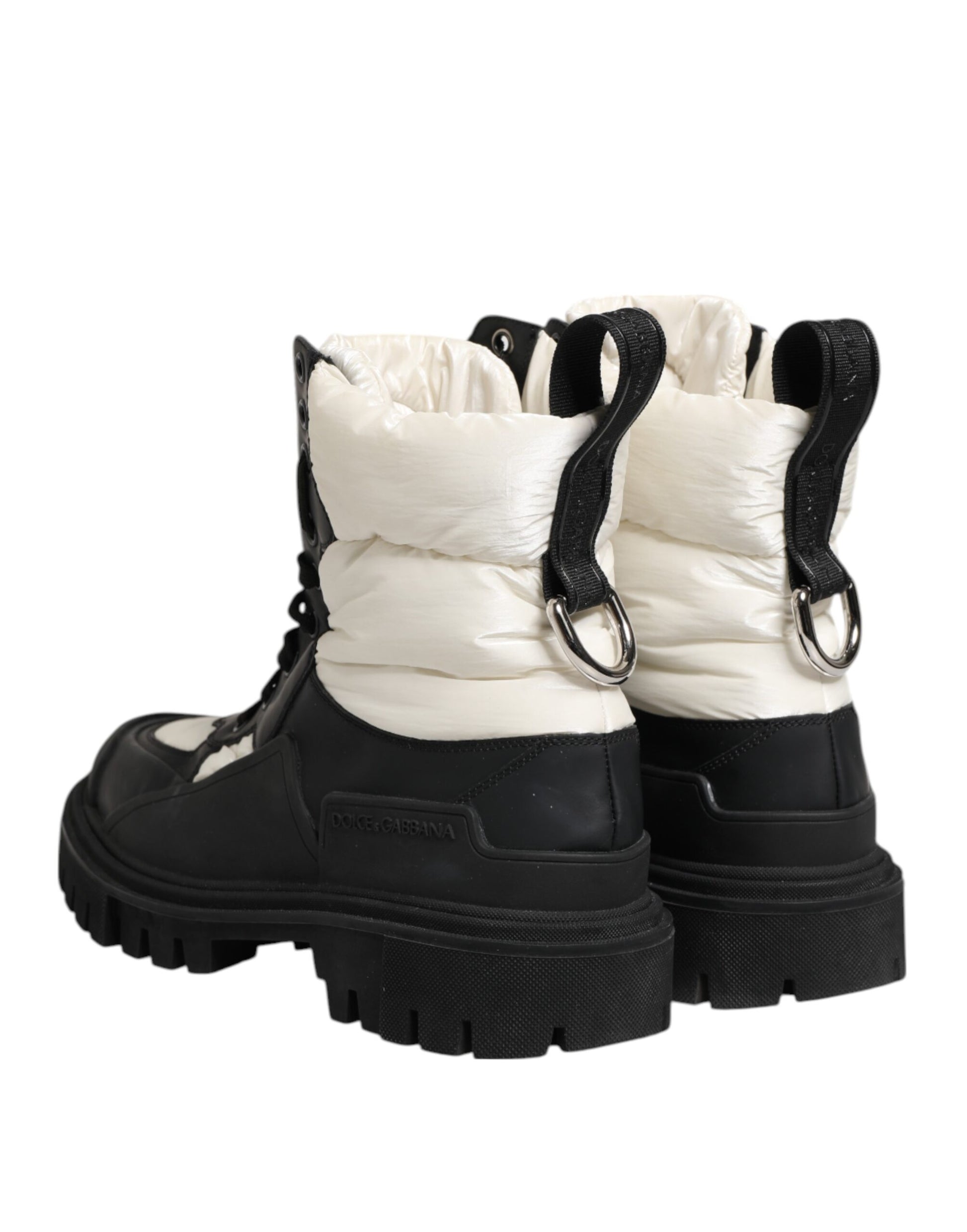 Dolce & Gabbana Black Lace Up Boots for Women additional view