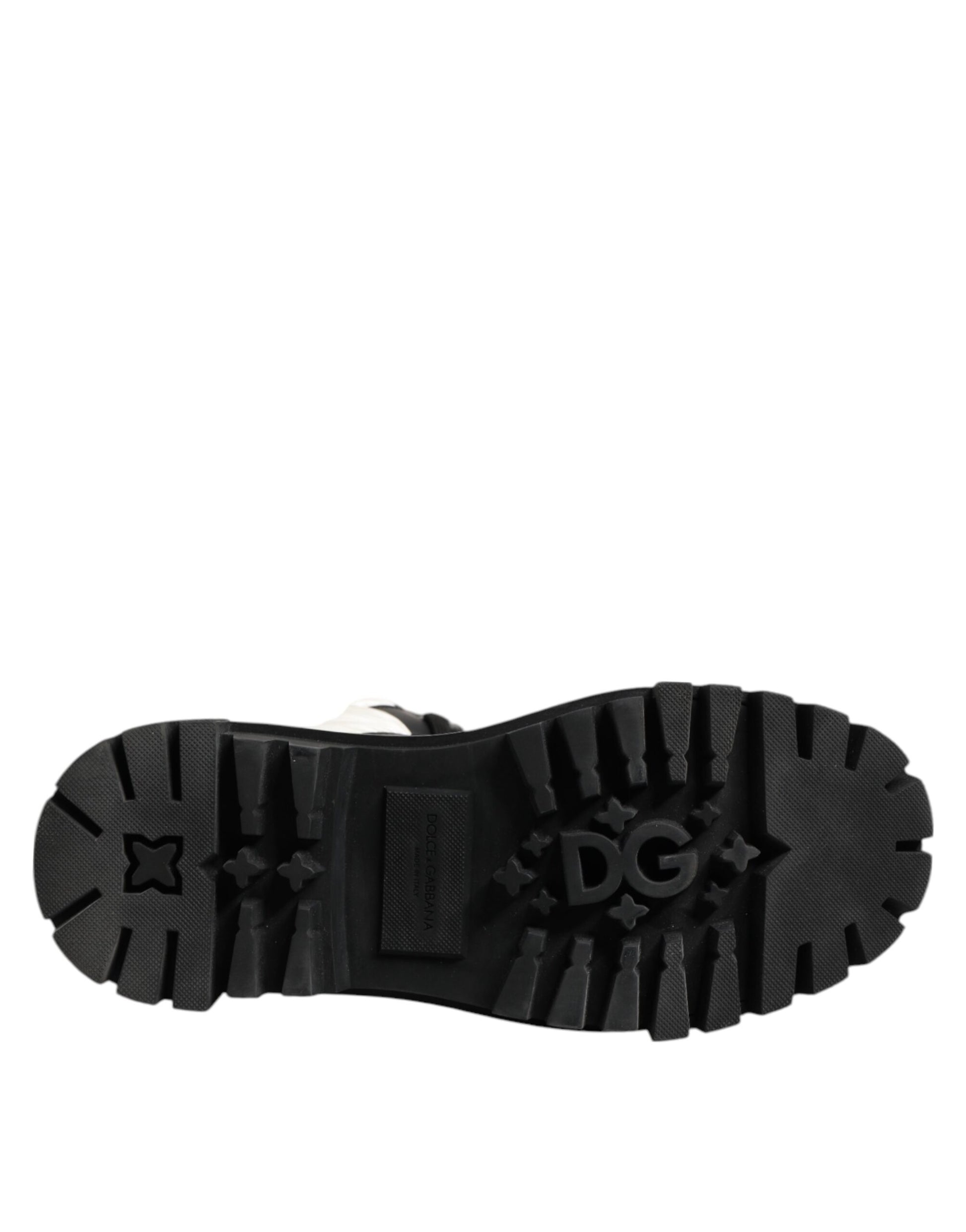 Dolce & Gabbana Black Lace Up Boots for Women additional view