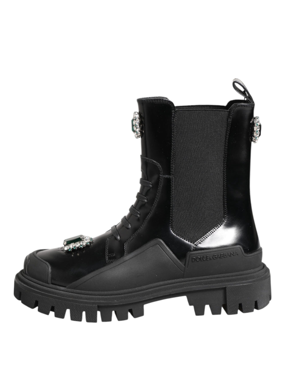 Dolce & Gabbana Black Lace Up Boots for Women additional view