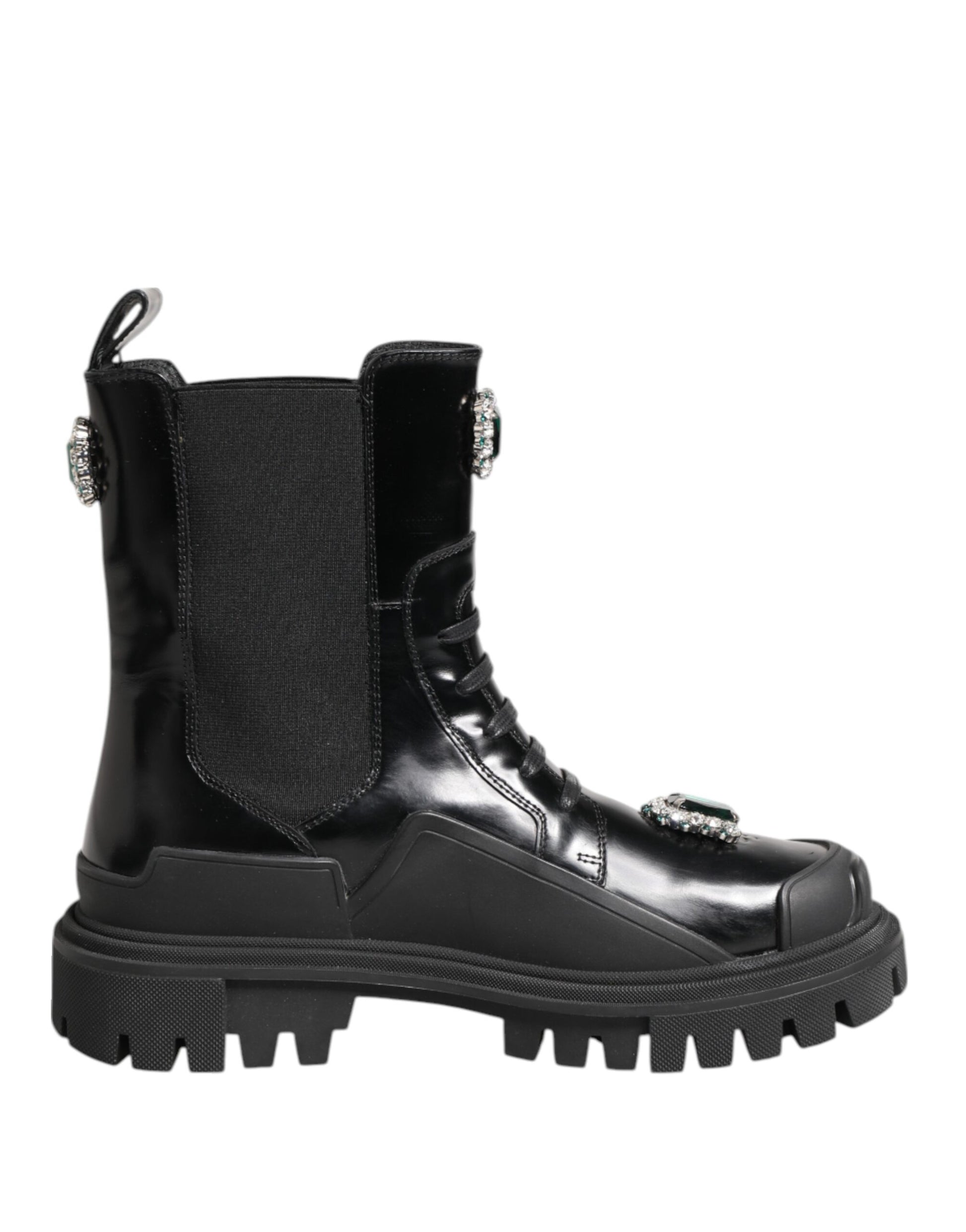 Dolce & Gabbana Black Lace Up Boots for Women alternate view