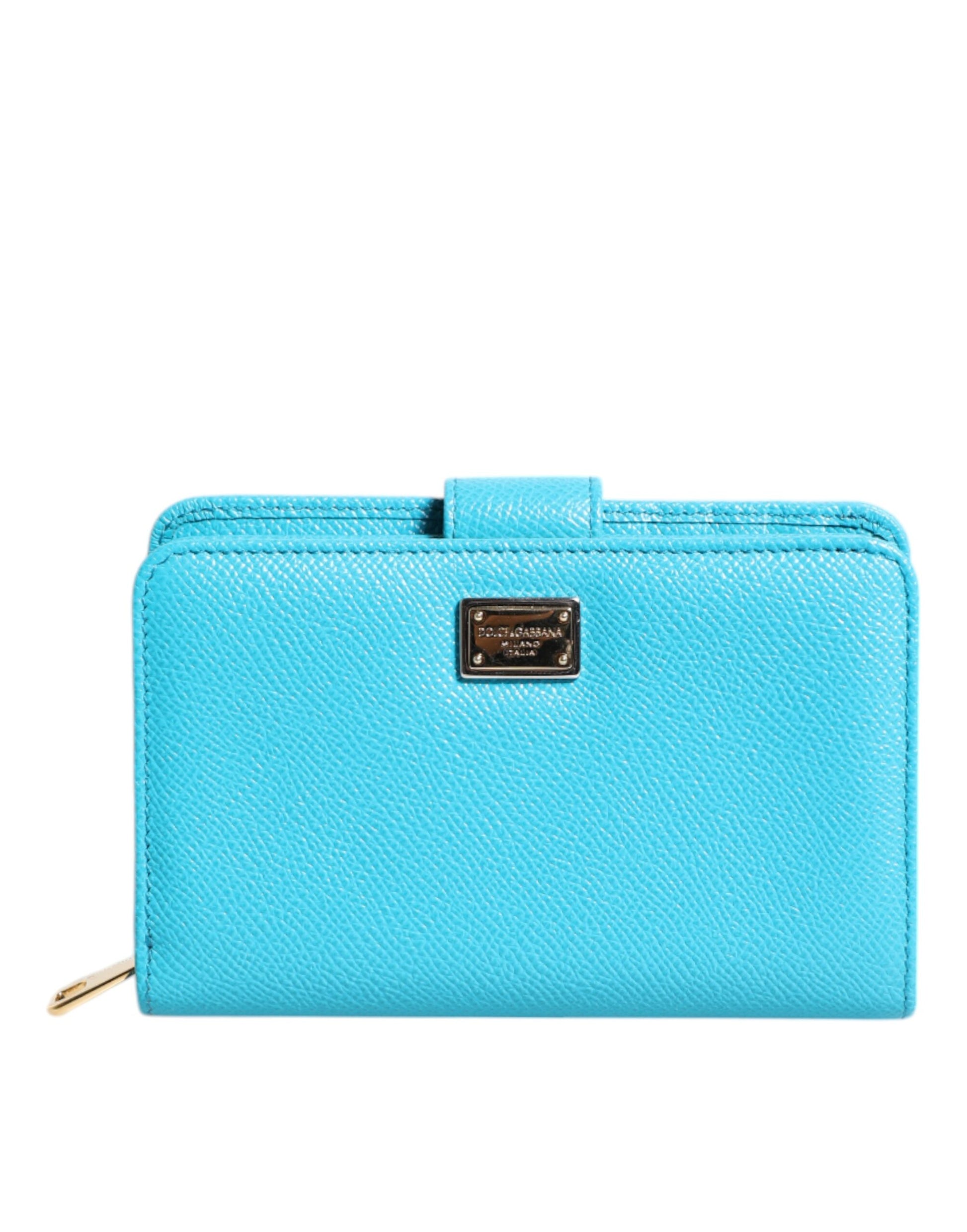 Dolce & Gabbana Blue Leather Wallets for Women