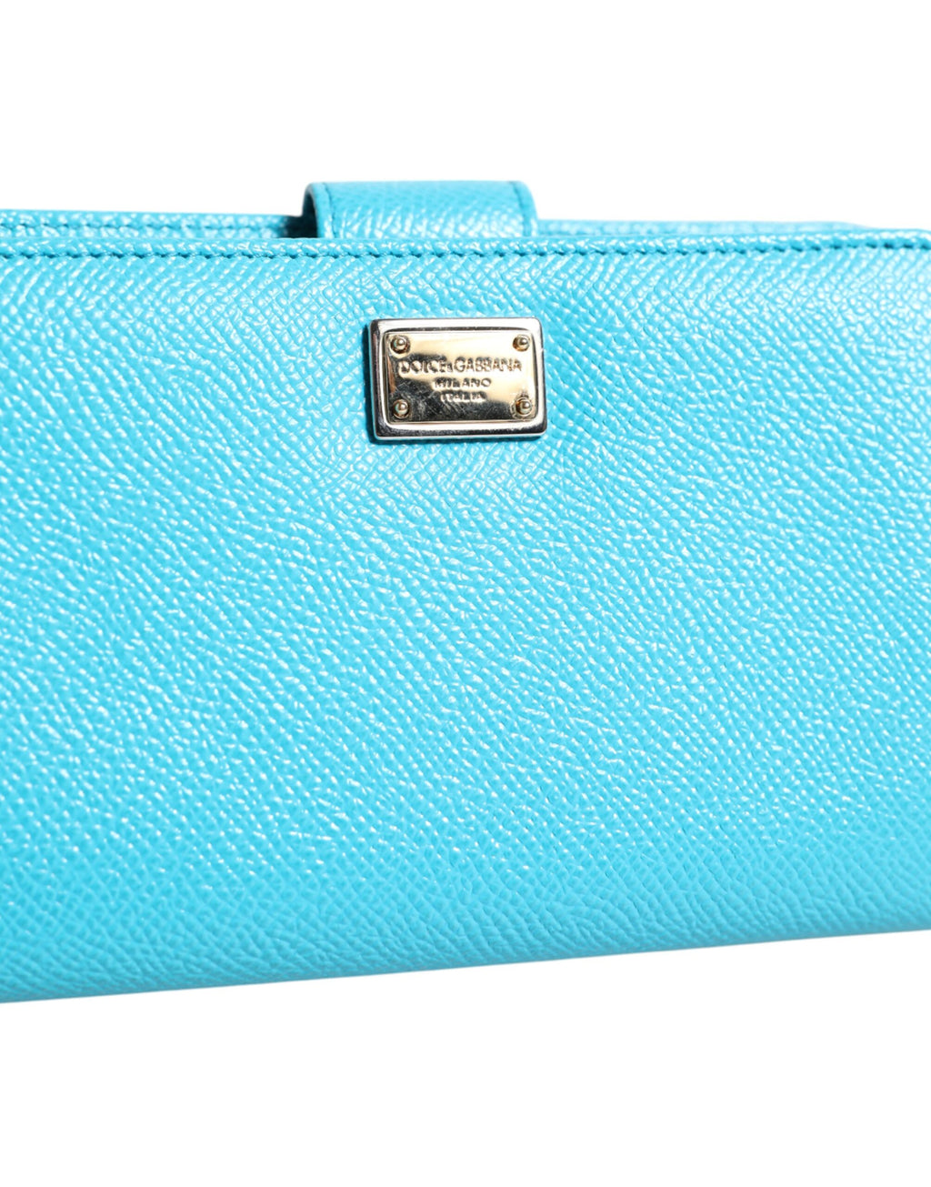 Dolce & Gabbana Blue Leather Wallets for Women detail view