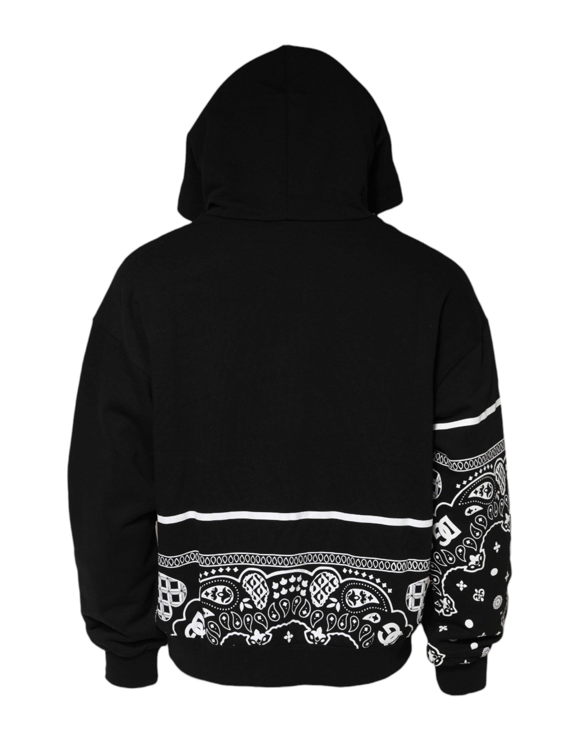 Dolce & Gabbana Black Hoodie for Men detail view