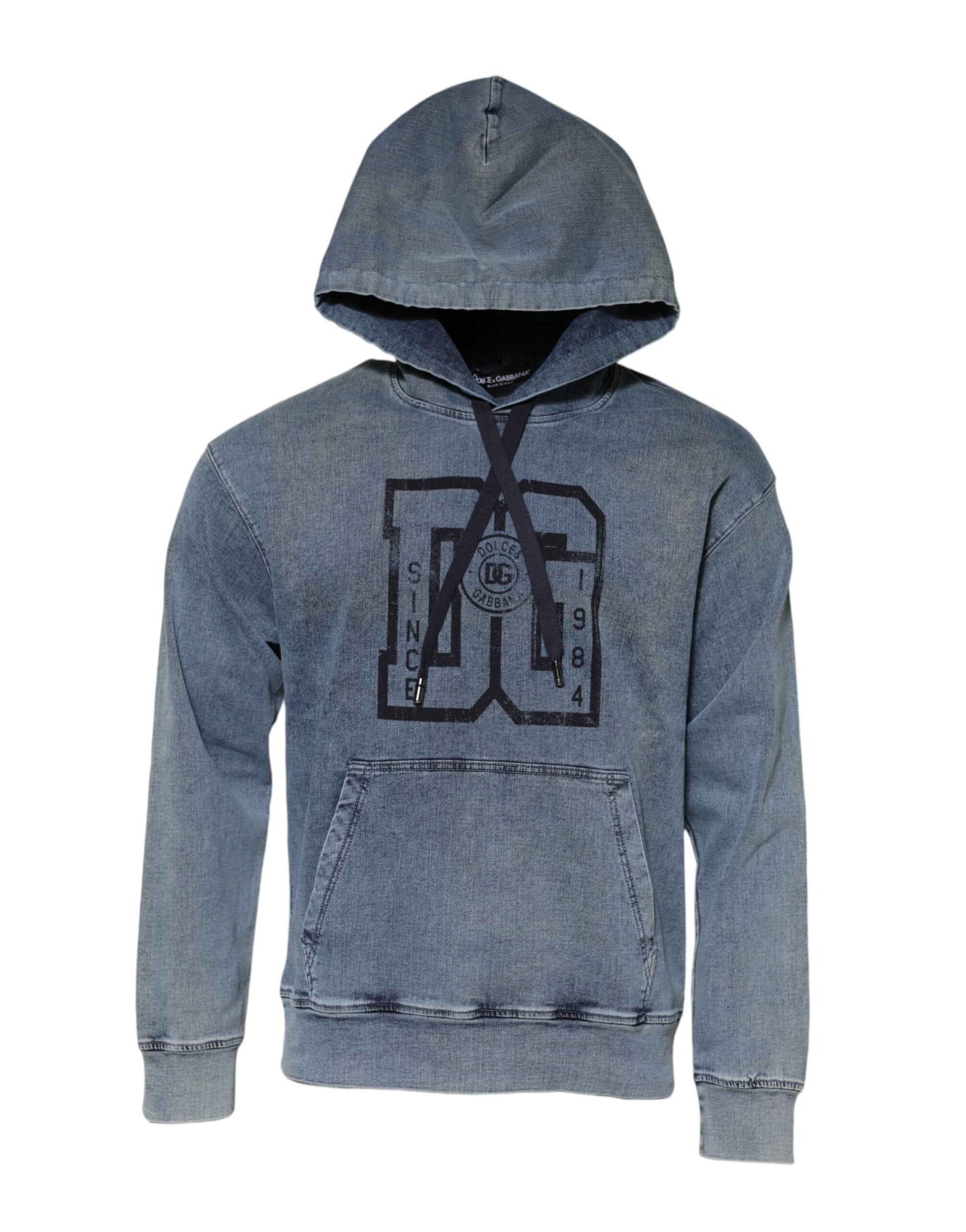 Dolce & Gabbana Blue Hoodie for Men alternate view