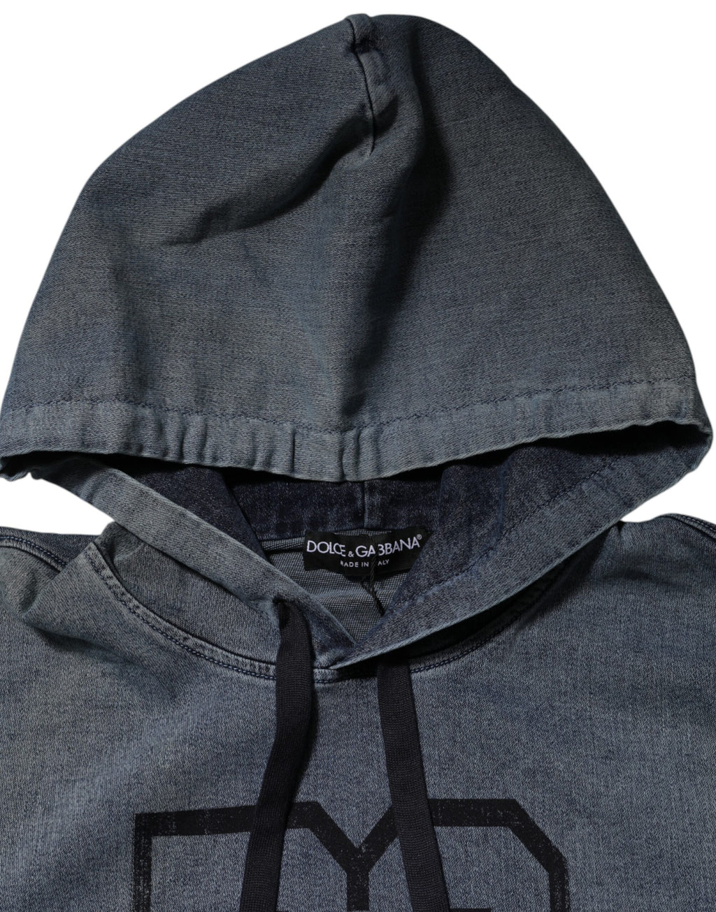 Dolce & Gabbana Blue Hoodie for Men side view