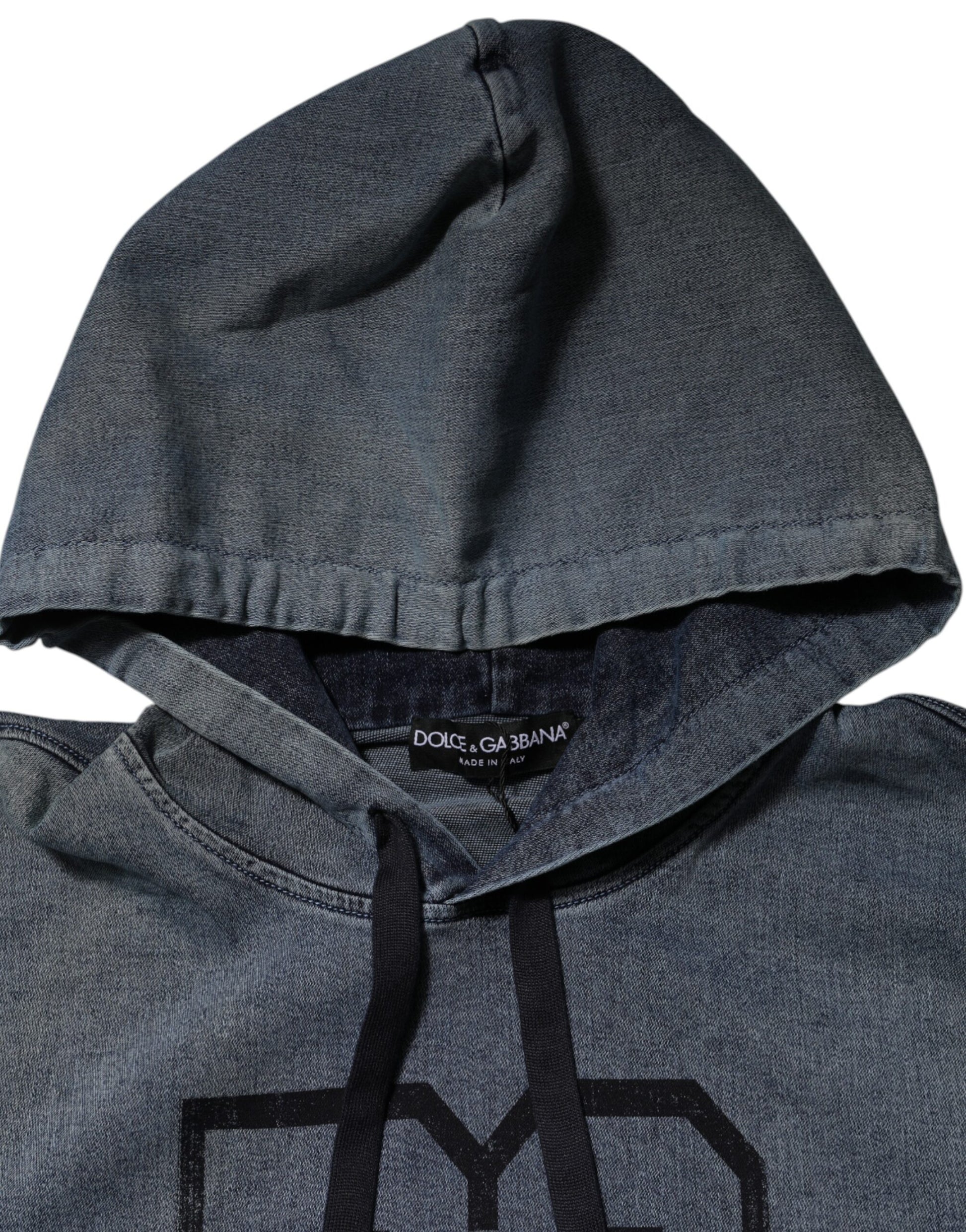 Dolce & Gabbana Blue Hoodie for Men side view