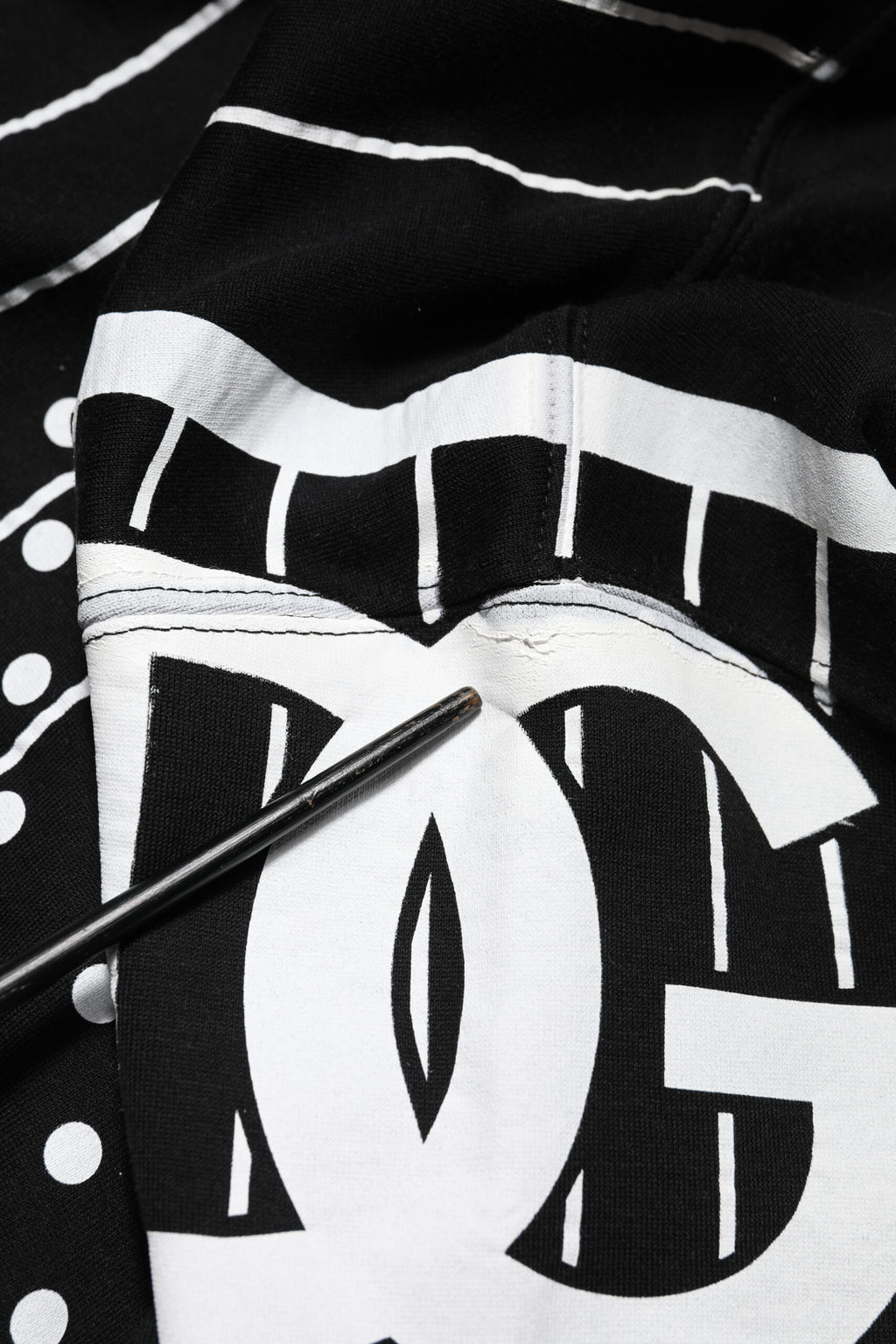 Dolce & Gabbana Black Hoodie for Men additional view