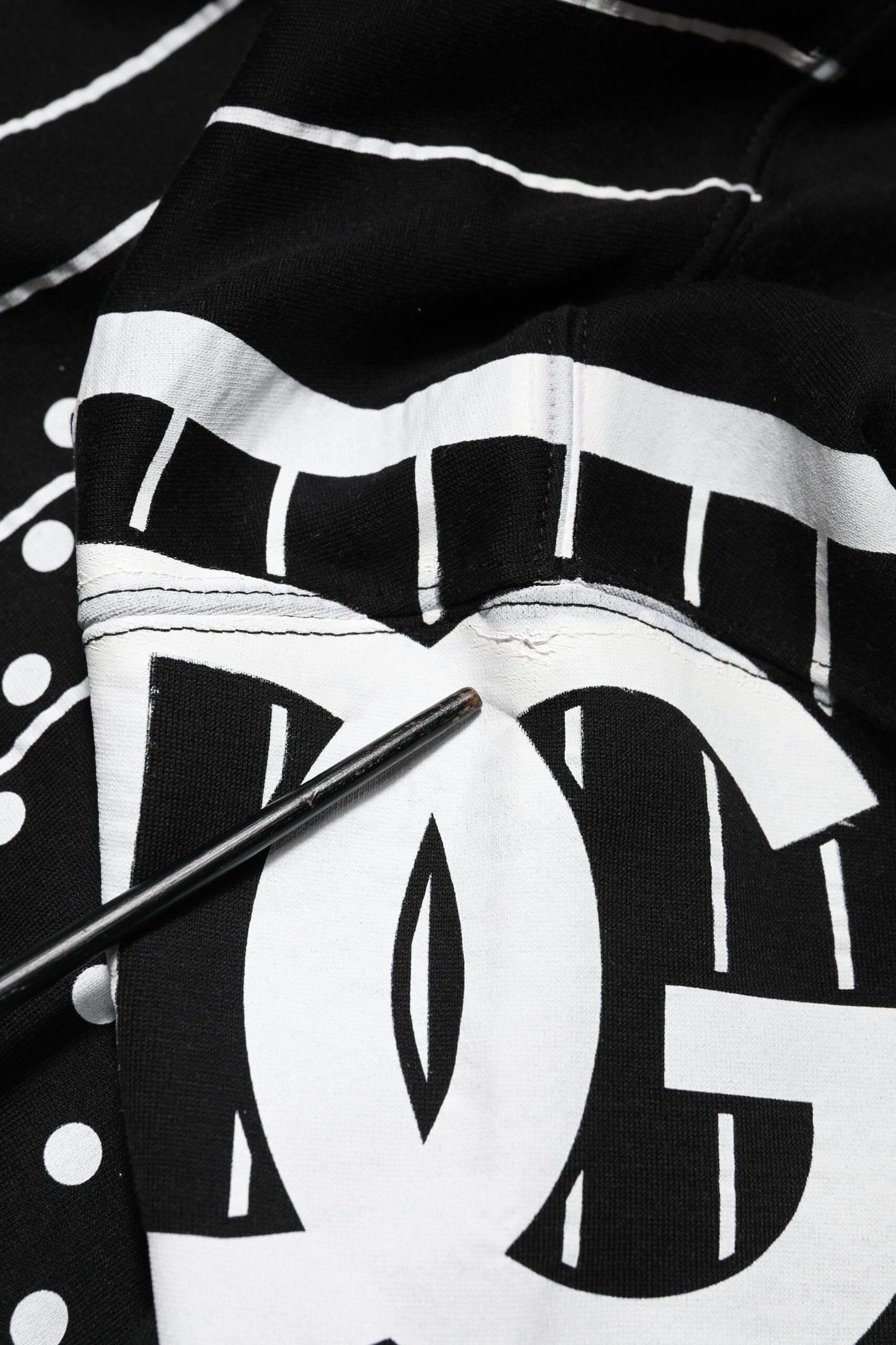Dolce & Gabbana Black Hoodie for Men additional view
