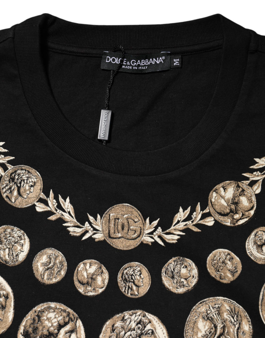 Dolce & Gabbana Black T-Shirt for Men side view