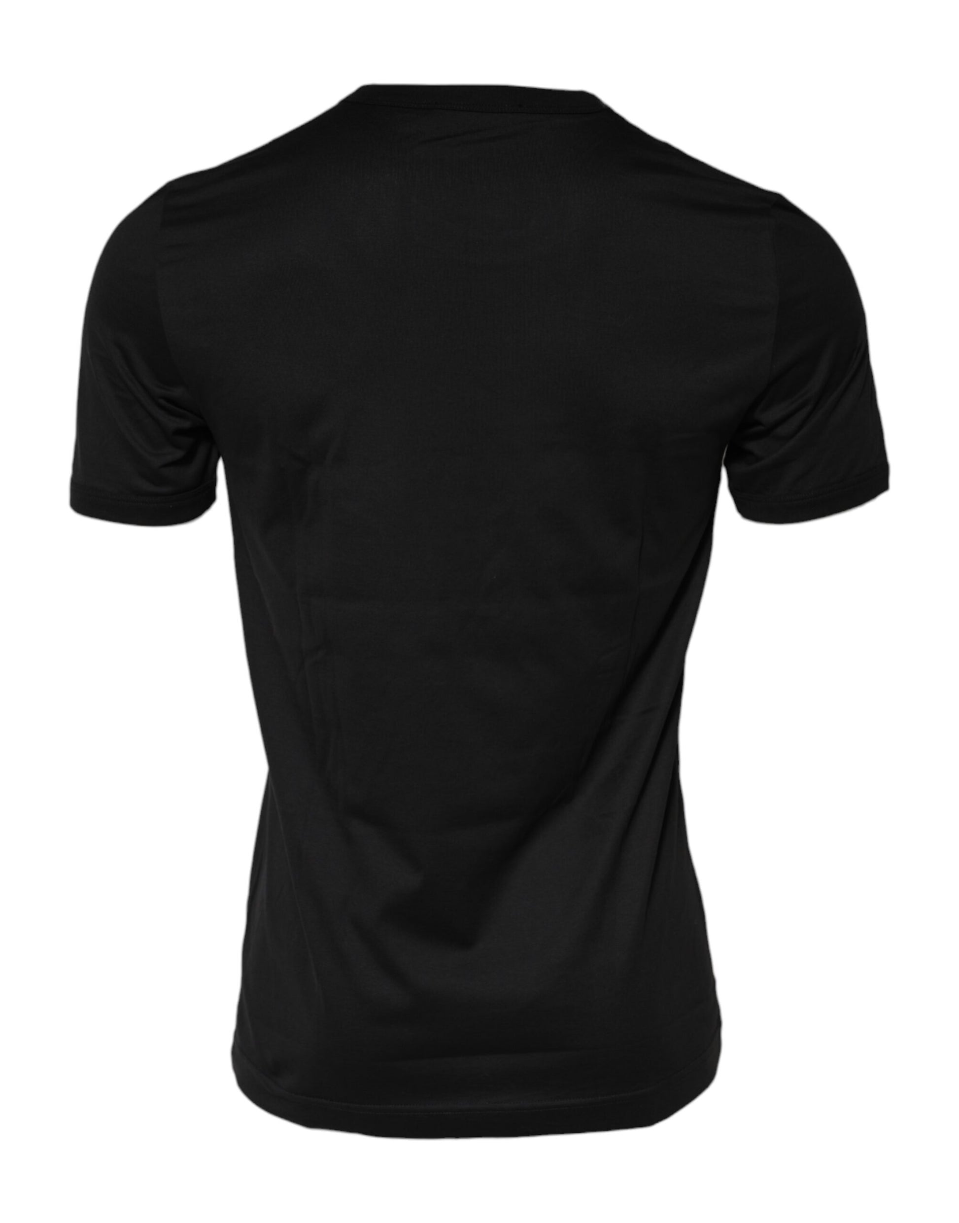 Dolce & Gabbana Black T-Shirt for Men detail view