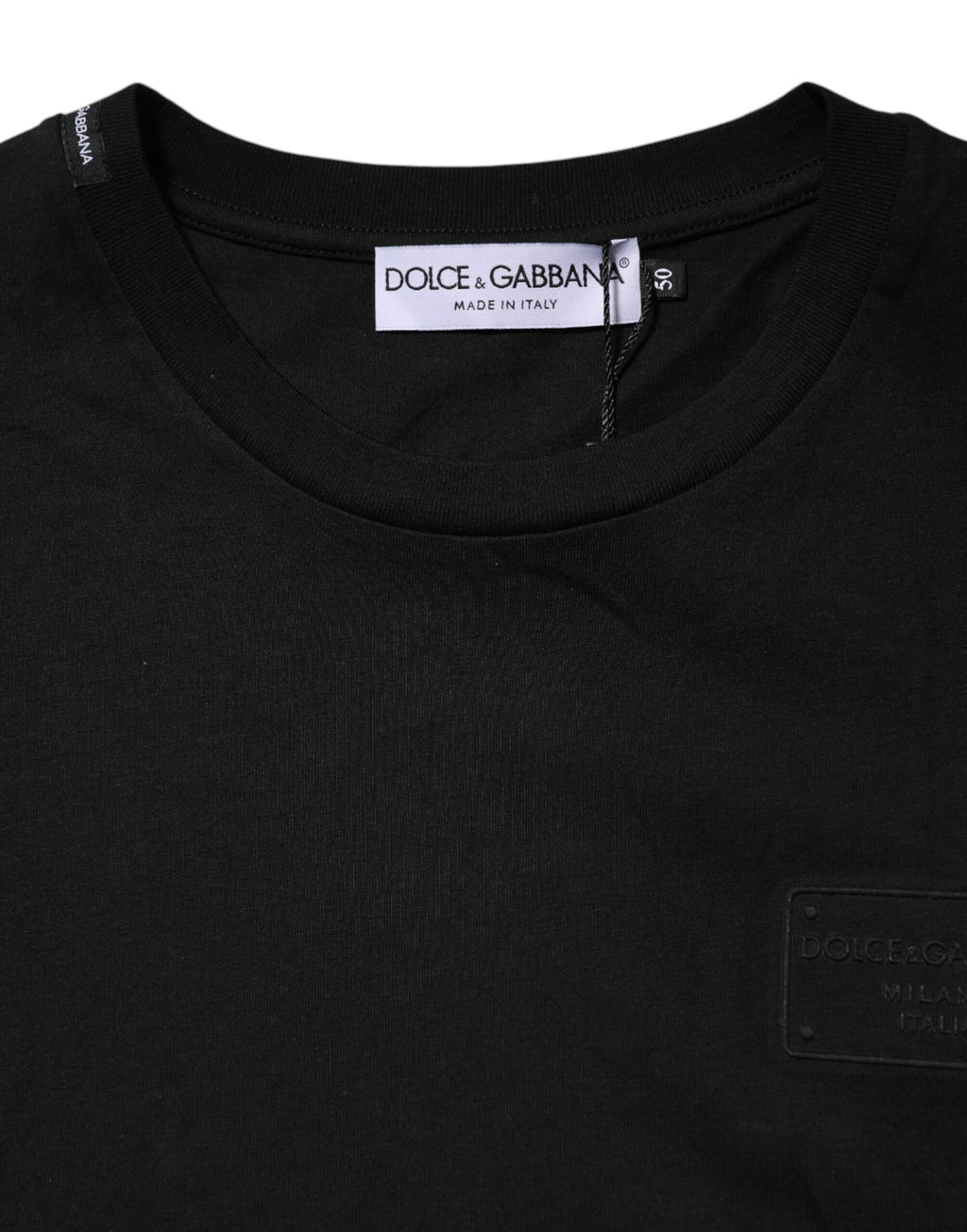 Dolce & Gabbana Black T-Shirt for Men side view