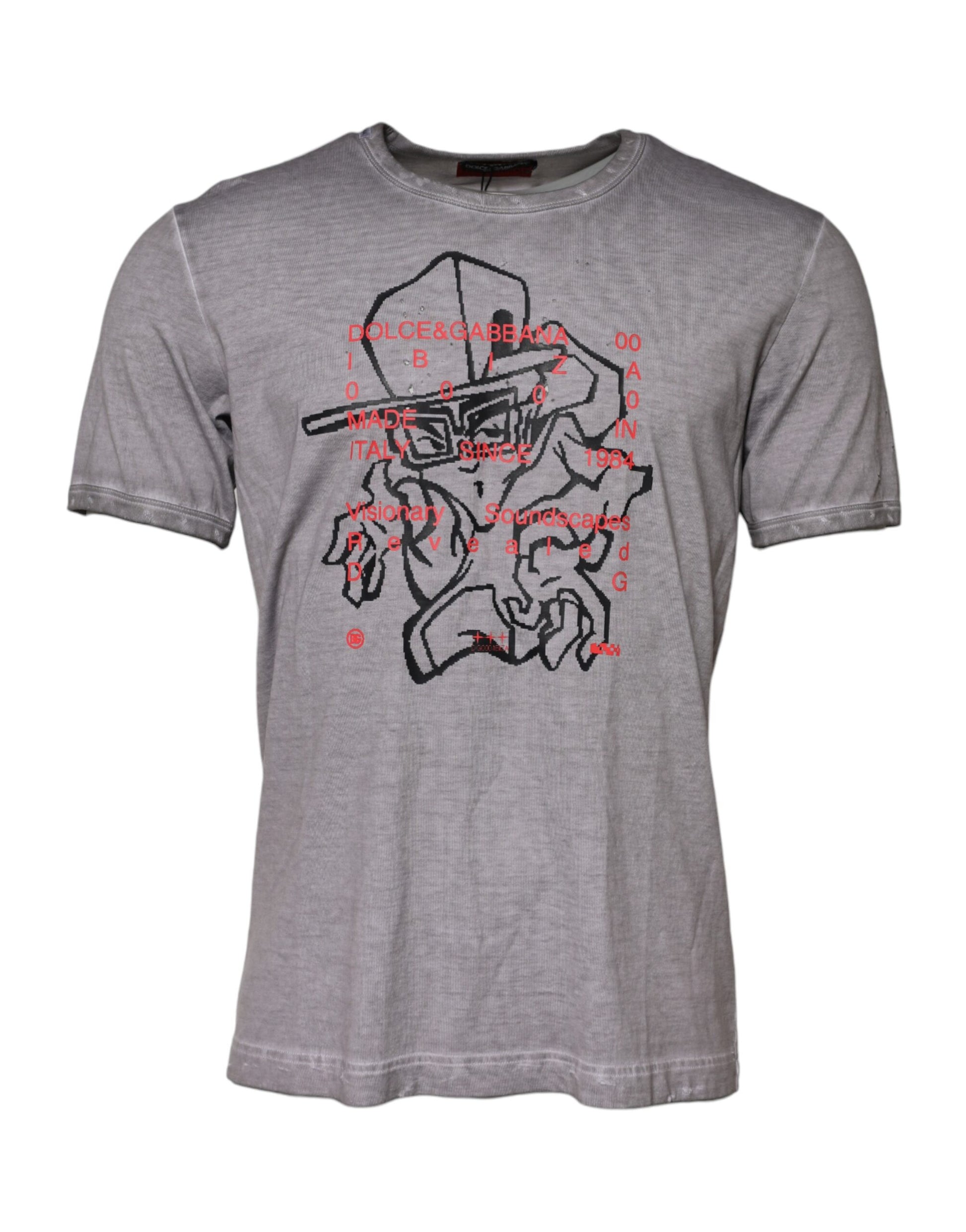 Dolce & Gabbana Grey T-Shirt for Men alternate view