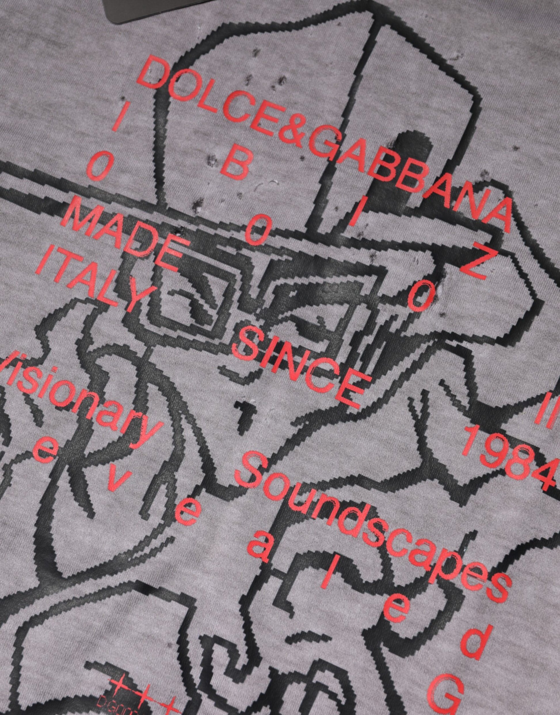 Dolce & Gabbana Grey T-Shirt for Men additional view