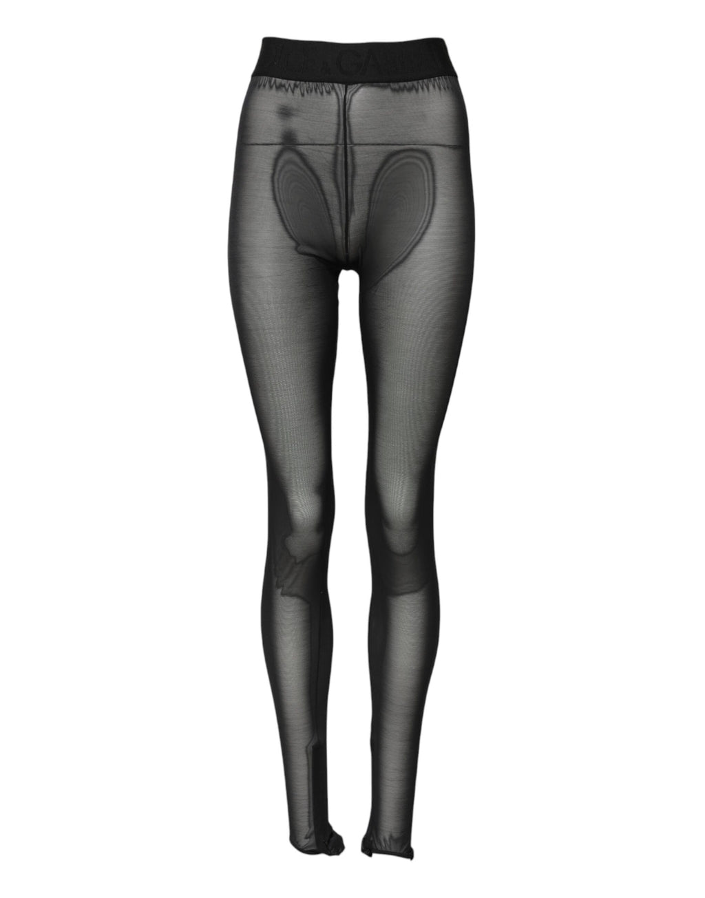 Dolce & Gabbana Pantalon Legging Extensible en Nylon Noir