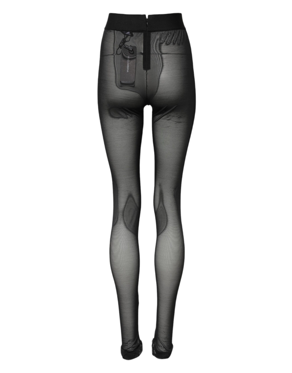 Dolce & Gabbana Pantalon Legging Extensible en Nylon Noir