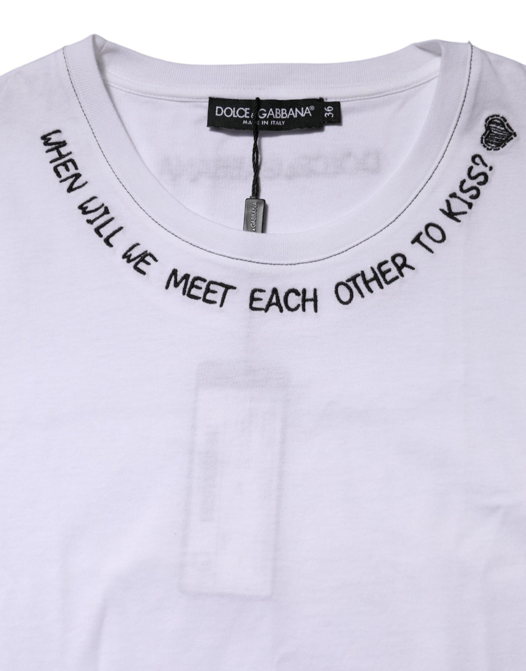 Dolce & Gabbana White Sleeveless T-Shirt for Women side view